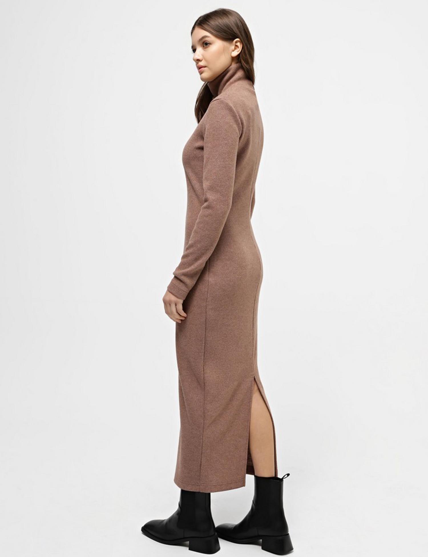 Картинка Сукня максі світло-коричнева