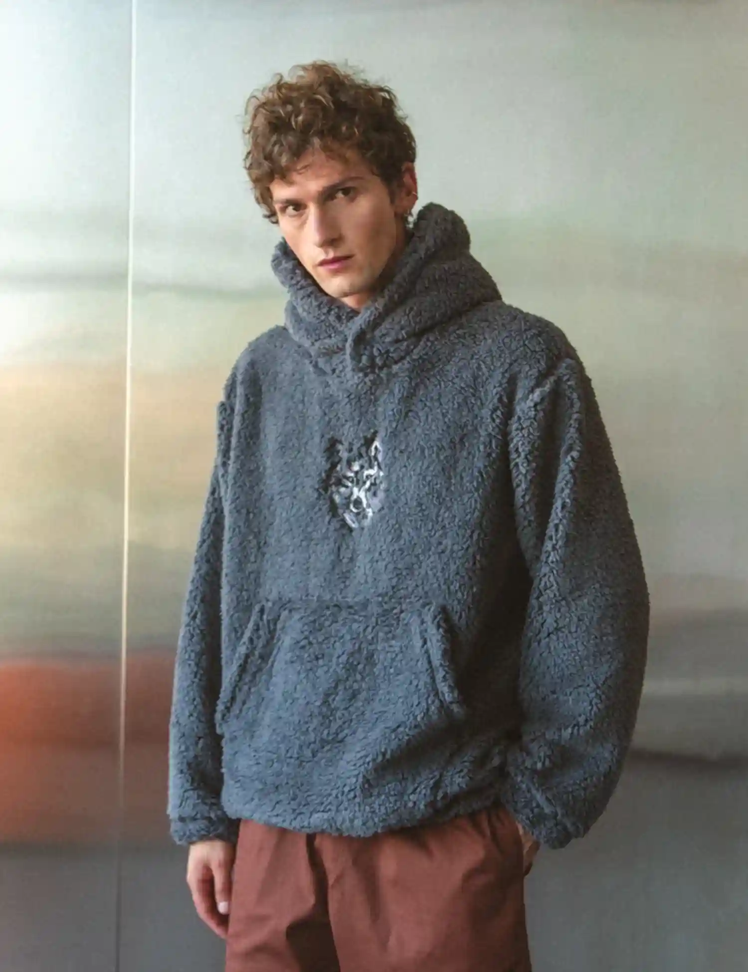 Картинка Худі "Вовк" сіре