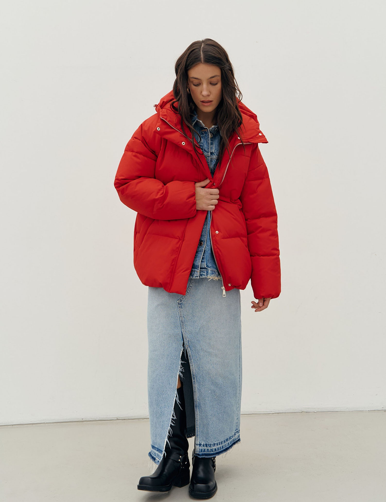 Картинка Пуховик червоний