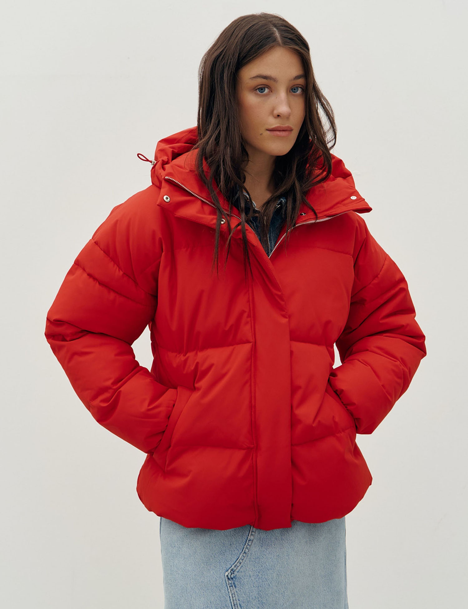 Картинка Пуховик червоний