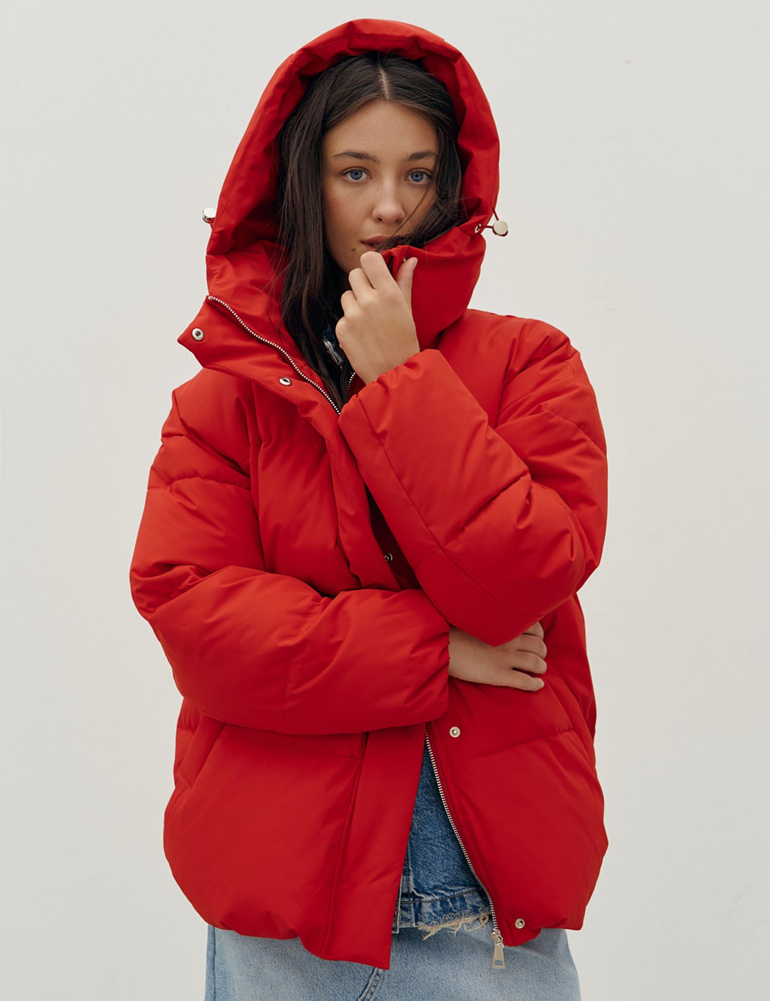 Картинка Пуховик червоний