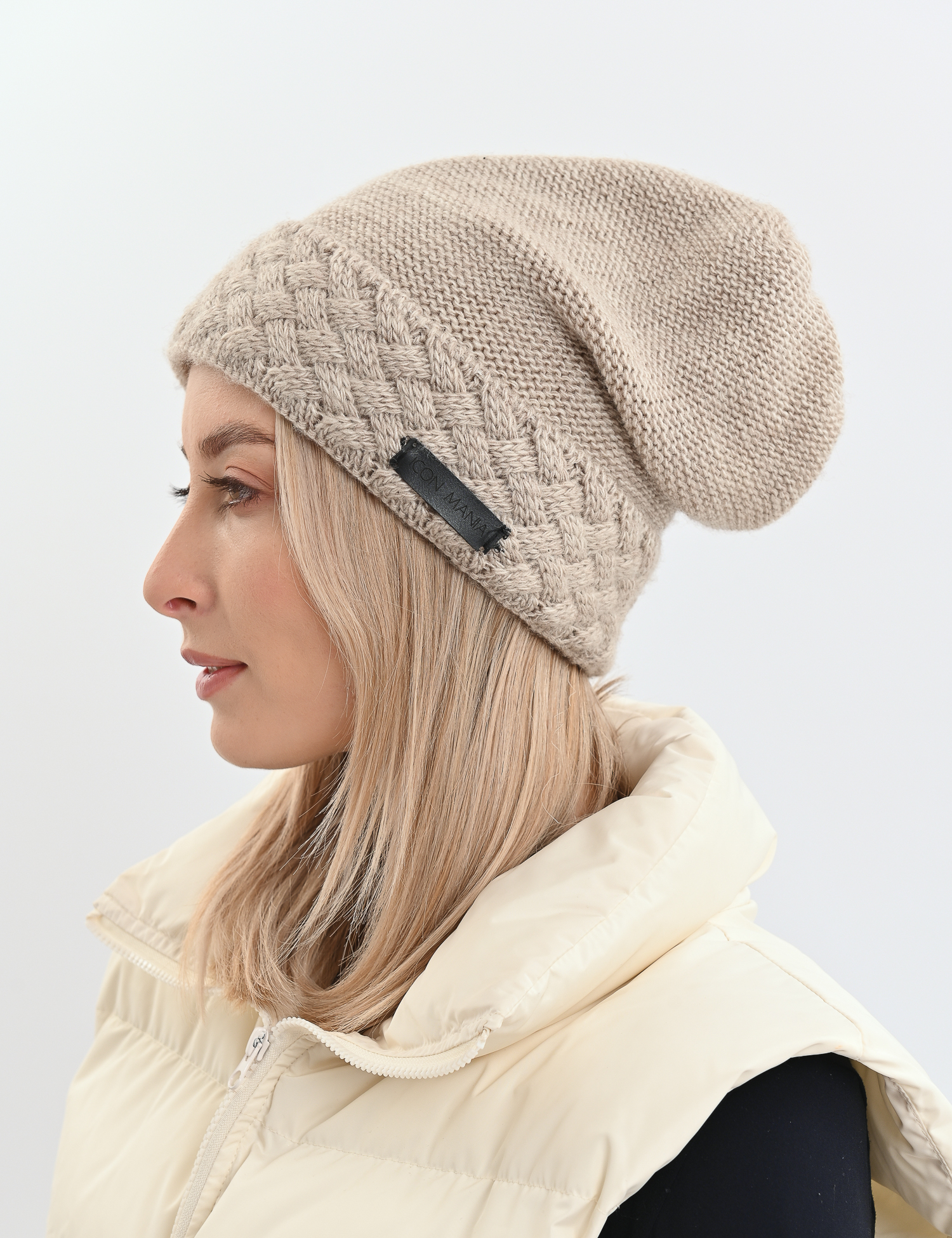 Картинка Шапка бежева