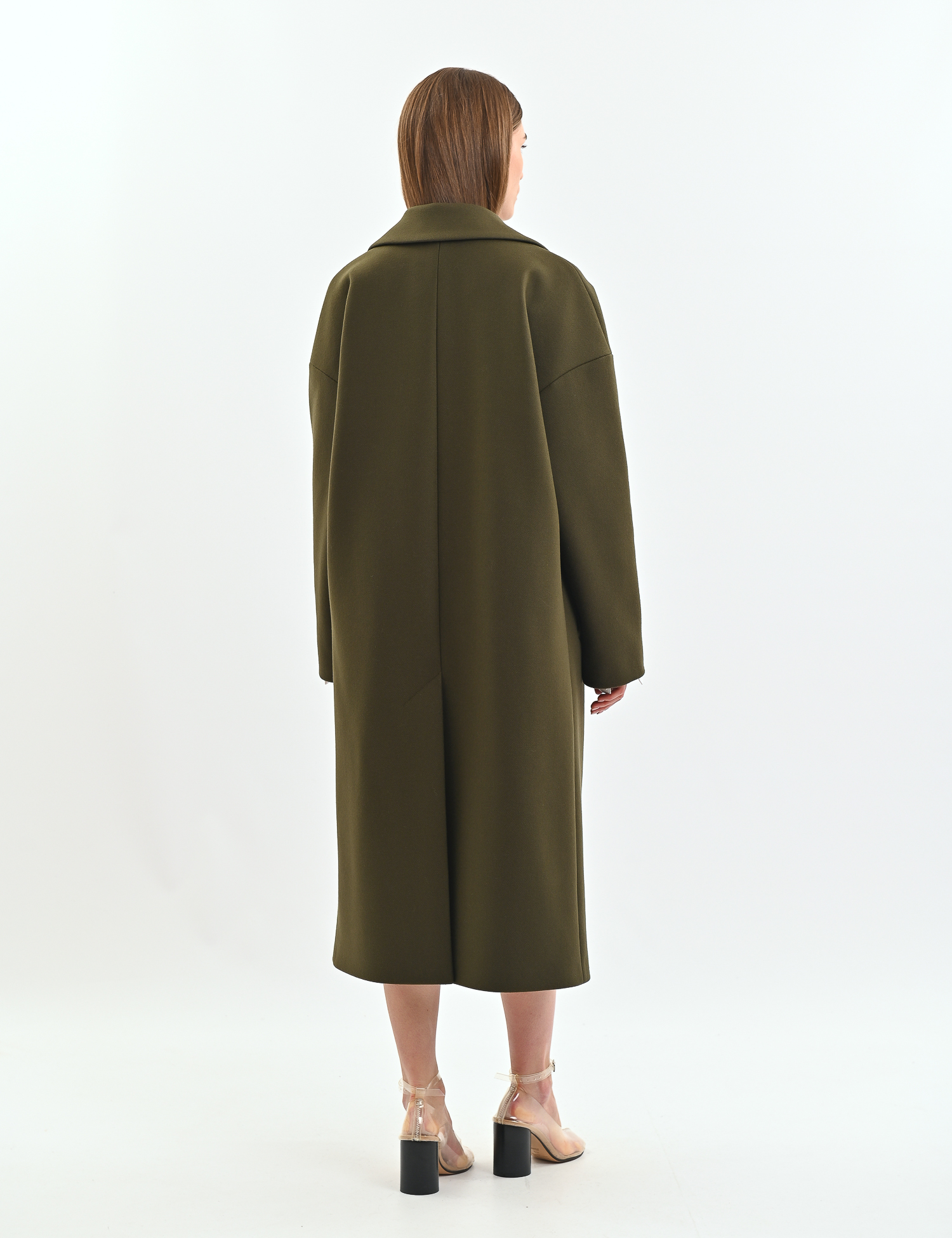 Картинка Пальто темно-зелене 