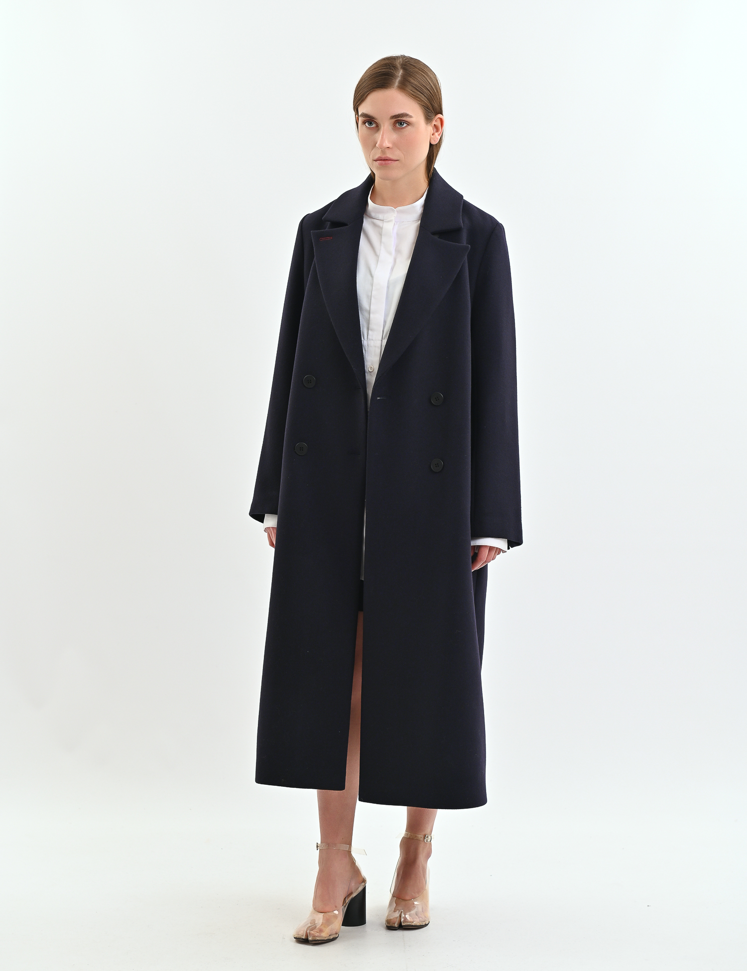 Картинка Пальто темно-синє