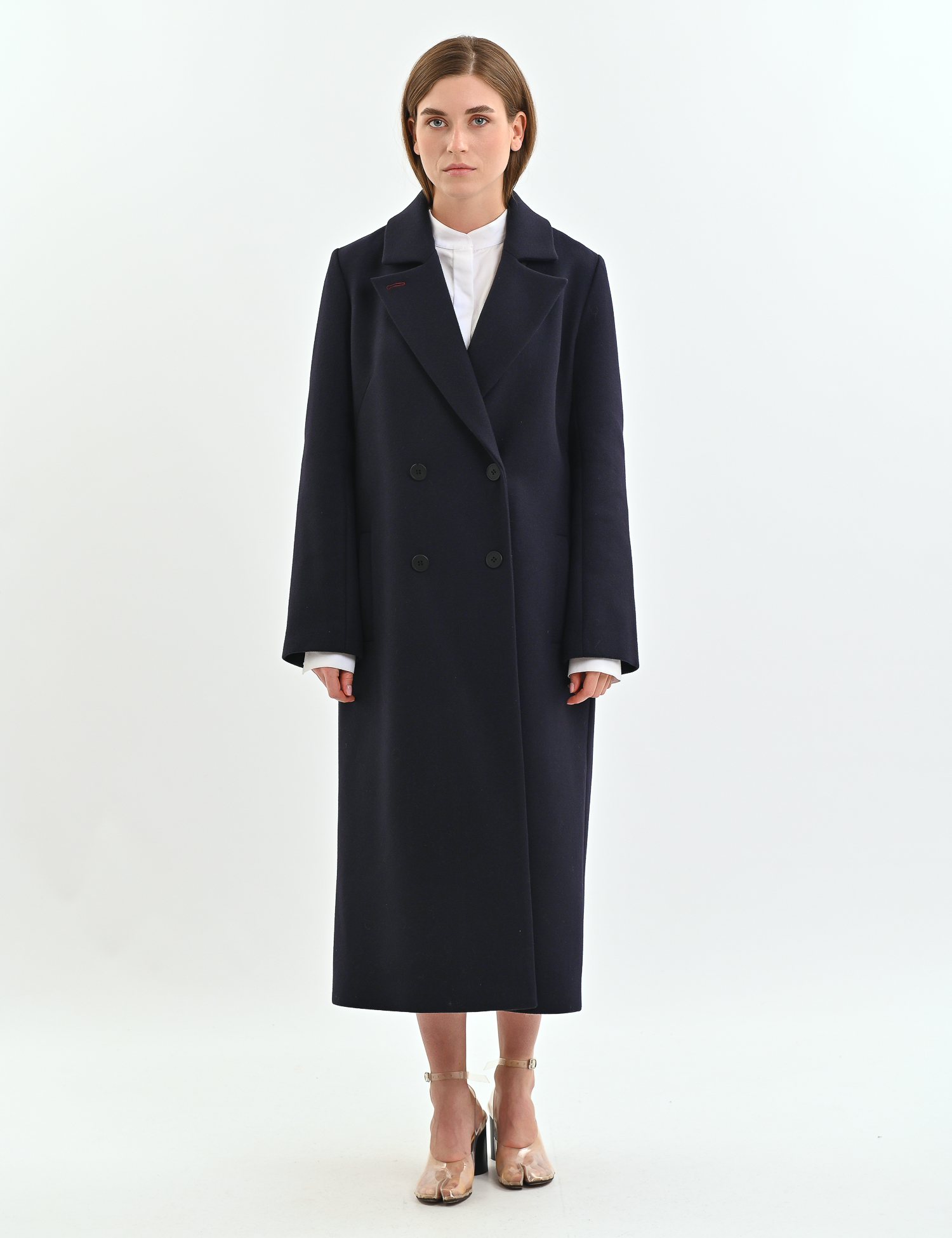 Картинка Пальто темно-синє