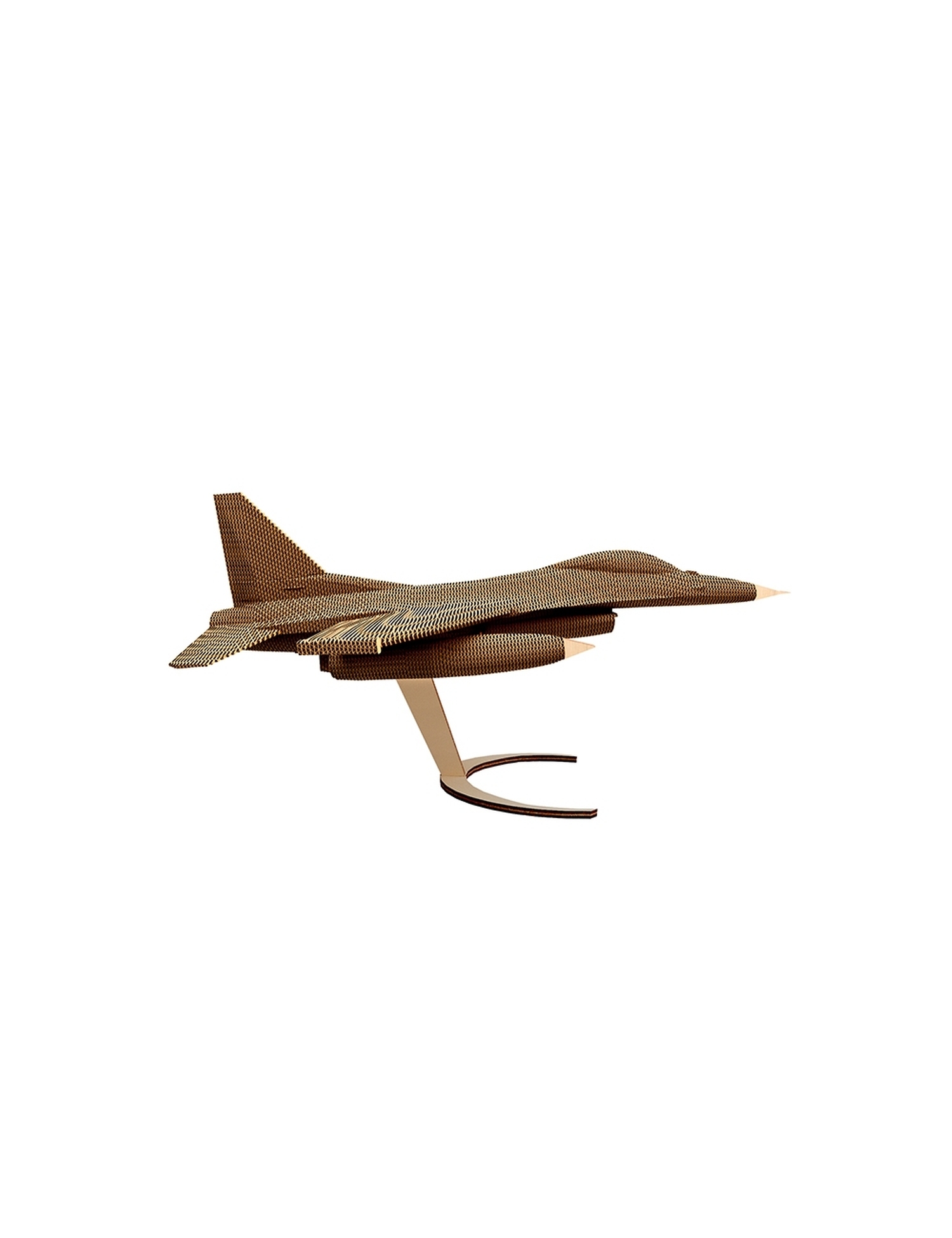 Картинка Скульптурний пазл з картону F-16