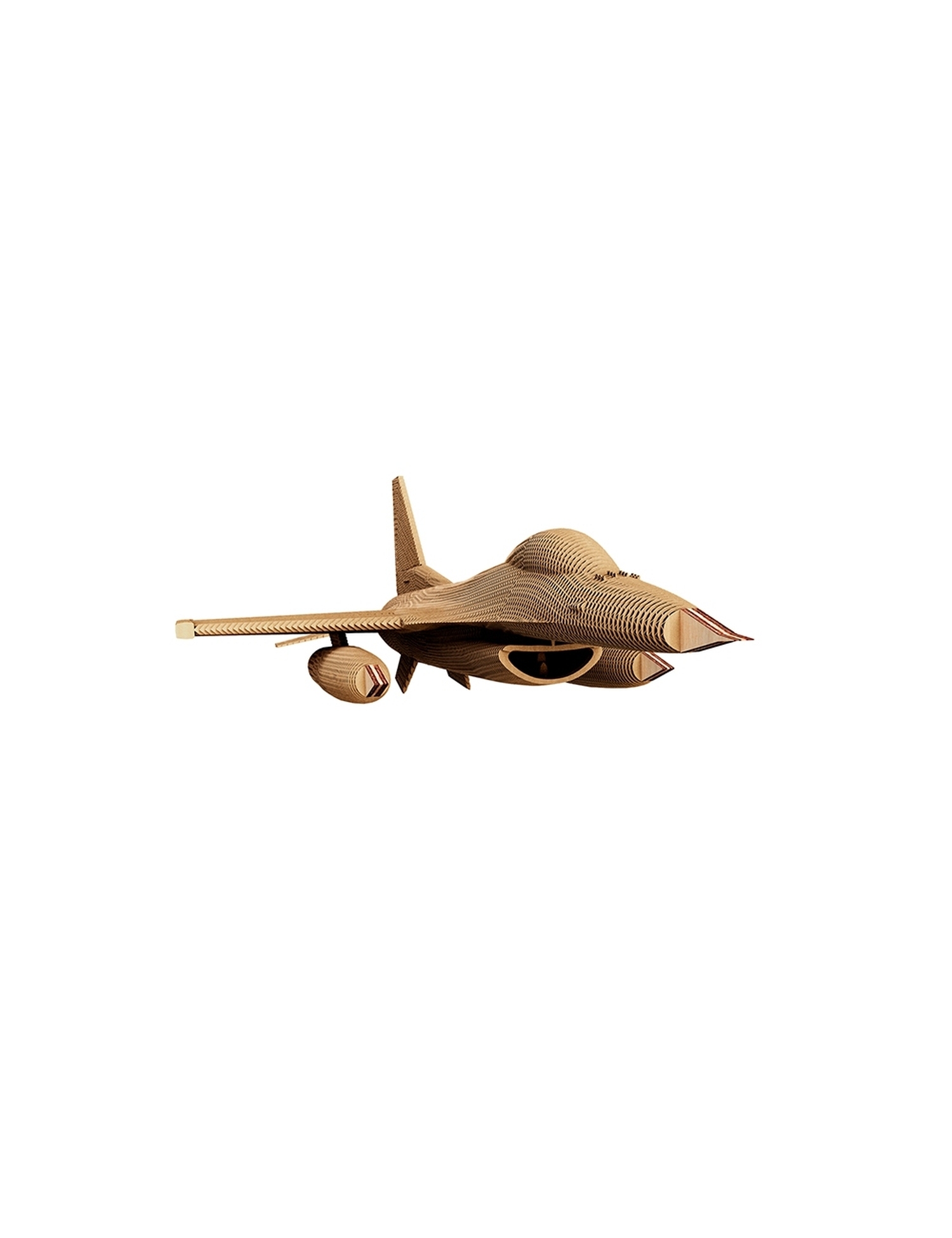 Картинка Скульптурний пазл з картону F-16