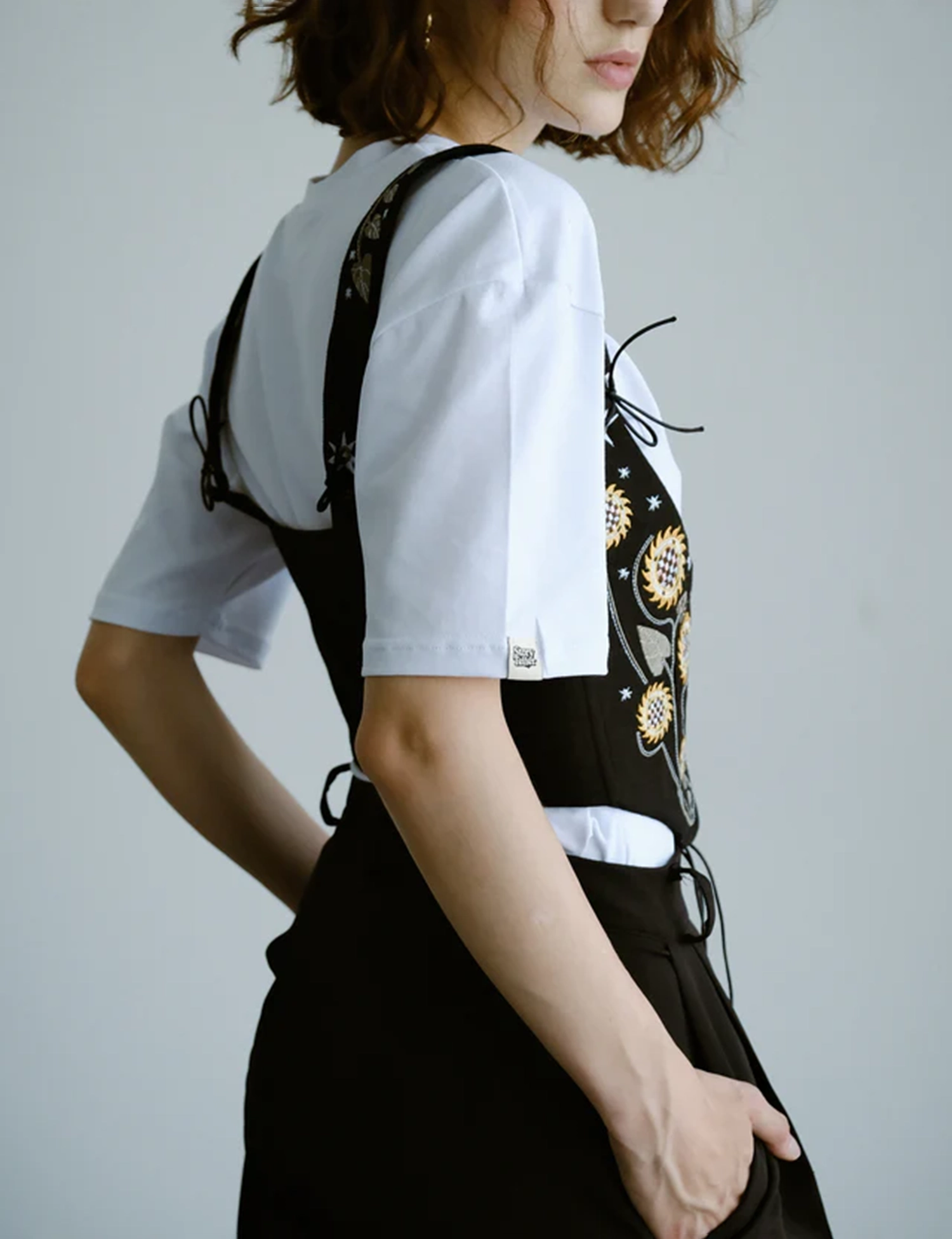 Картинка Корсет "Соняшник" чорний