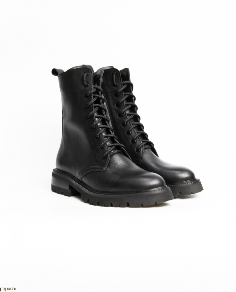 Картинка Черевики чорні шкіряні