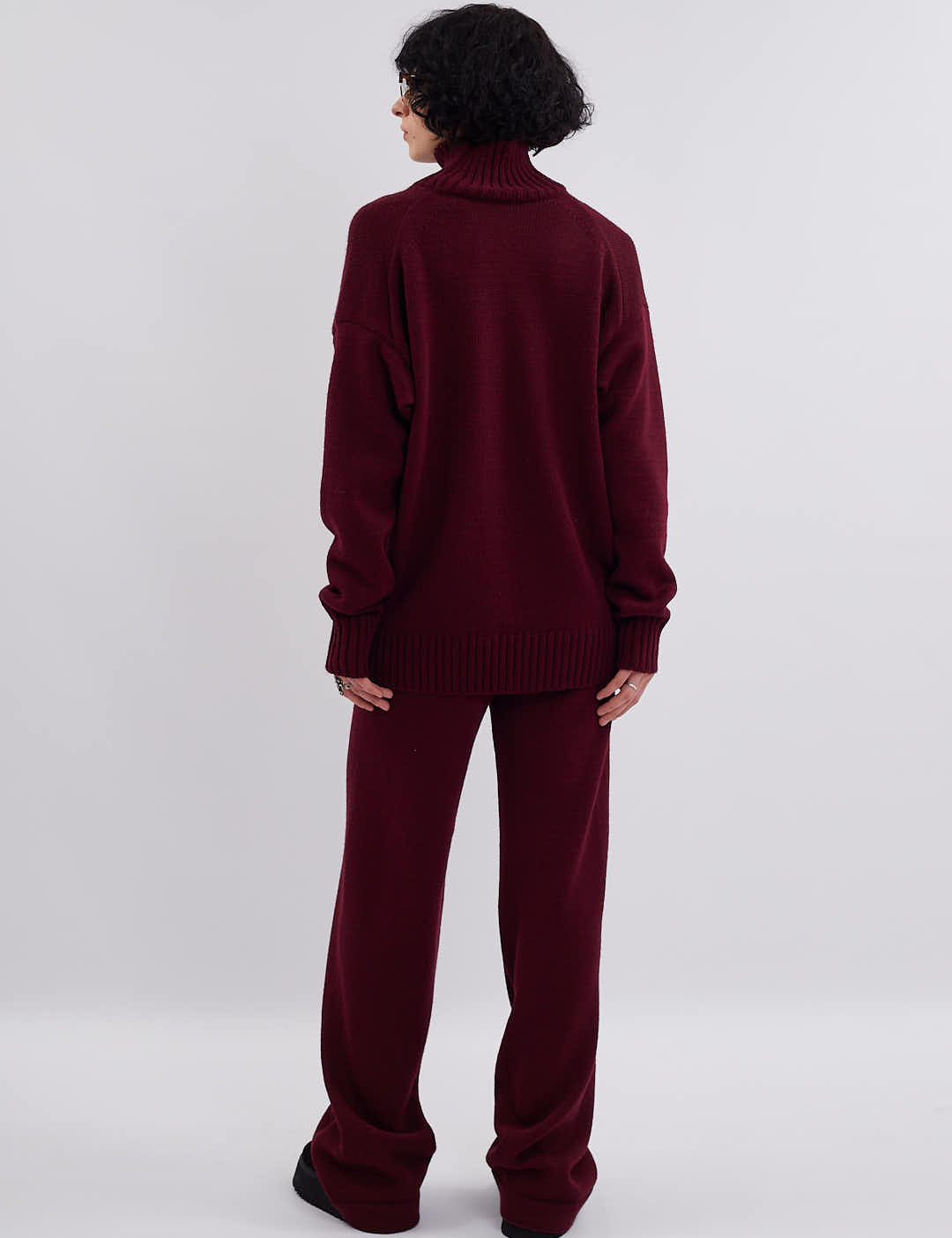 Картинка Костюм бордовий