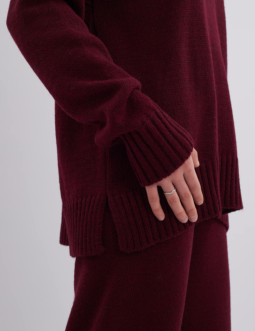 Картинка Костюм бордовий