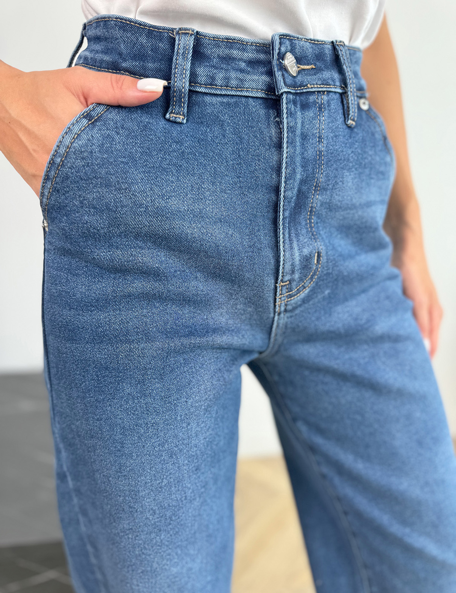 Картинка Джинси сині