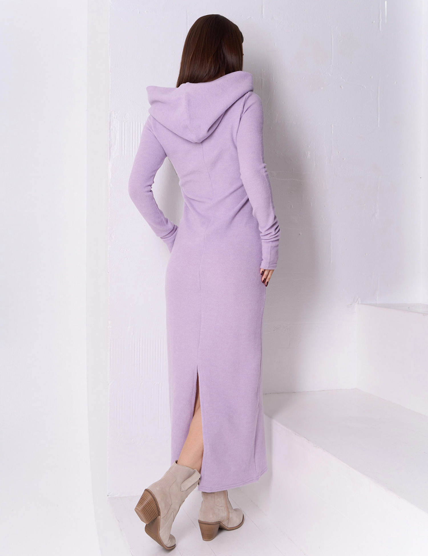 Картинка Сукня міксі бузкова