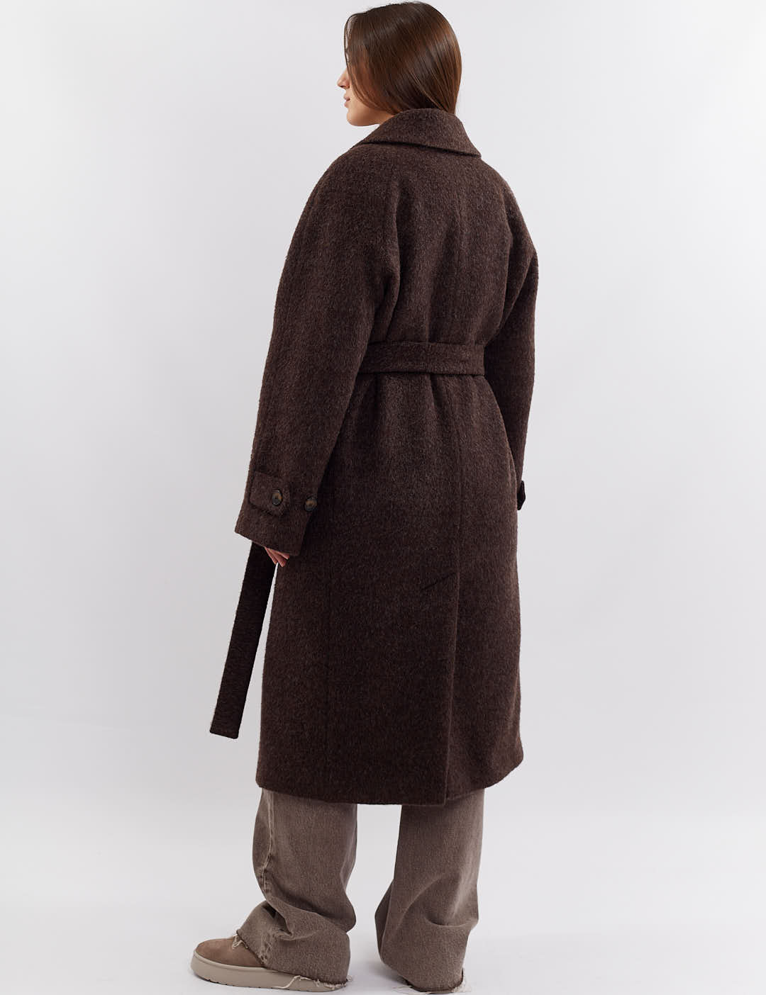 Картинка Пальто коричневе
