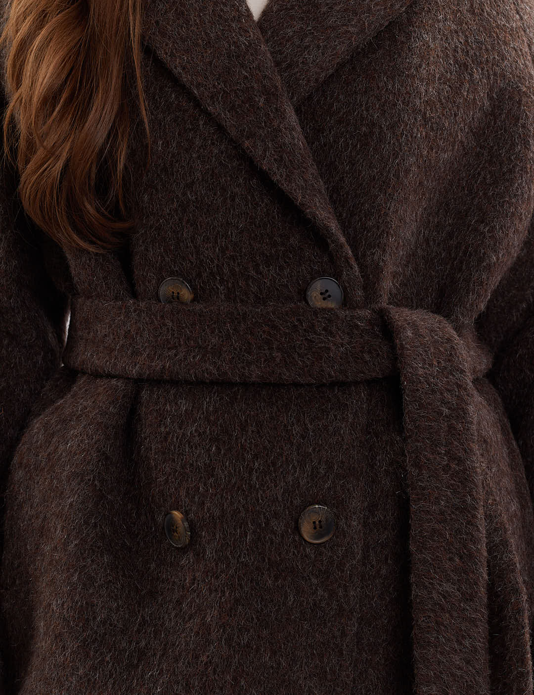 Картинка Пальто коричневе