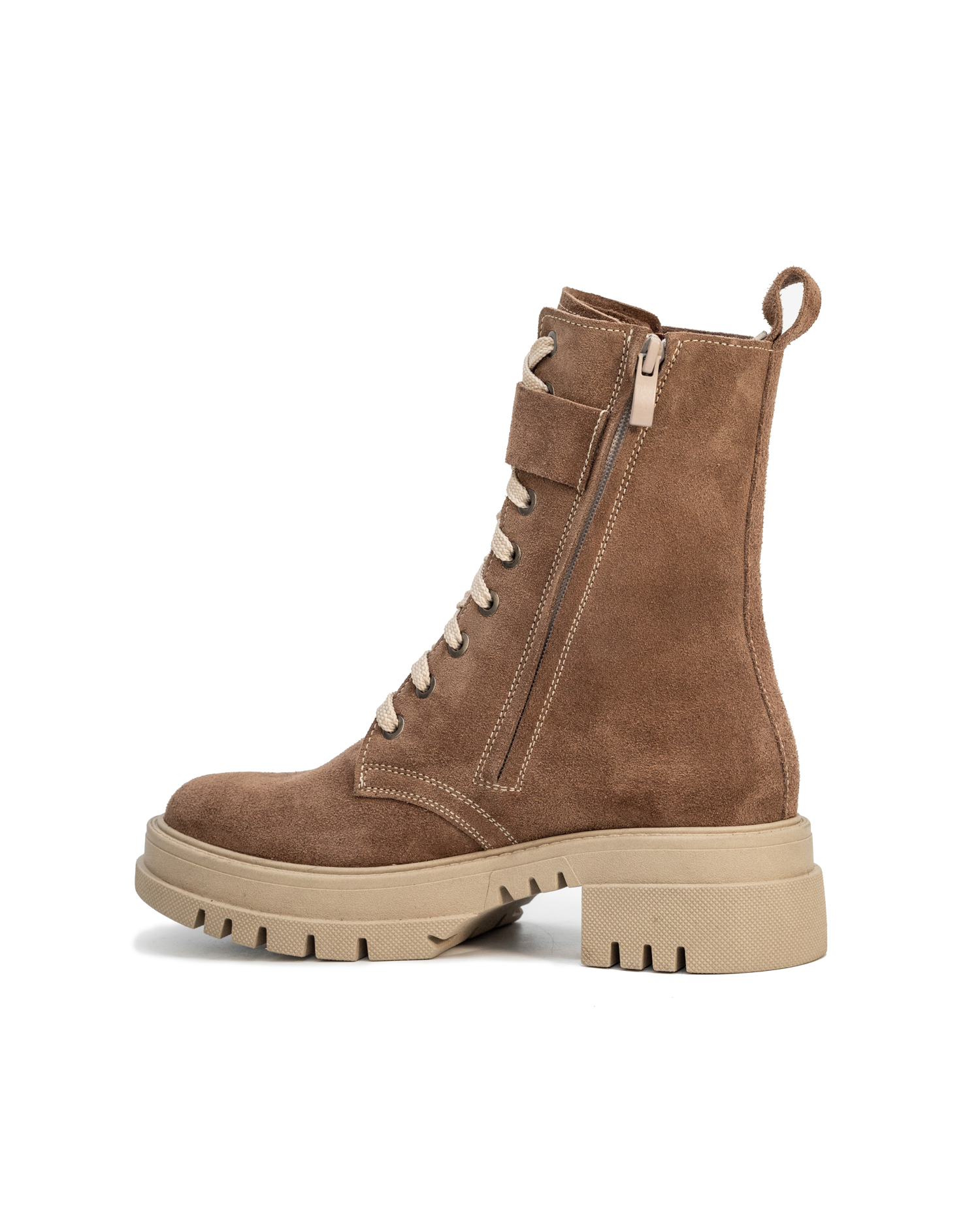 Картинка Черевики замшеві коричневі