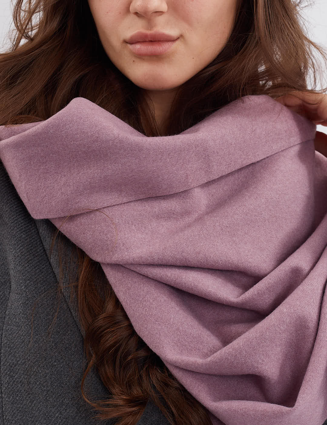 Картинка Шарф бузковий