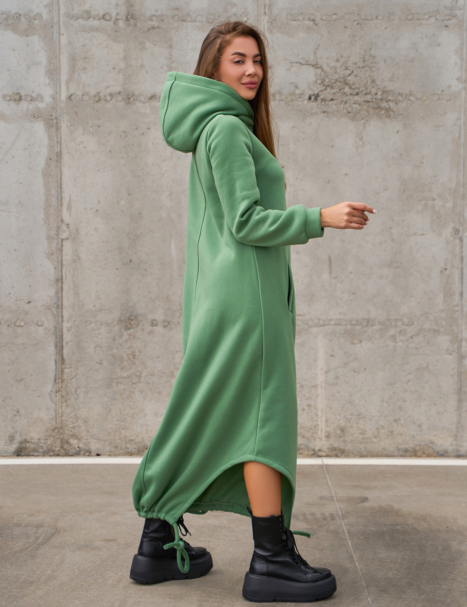 Картинка Сукня максі зелена