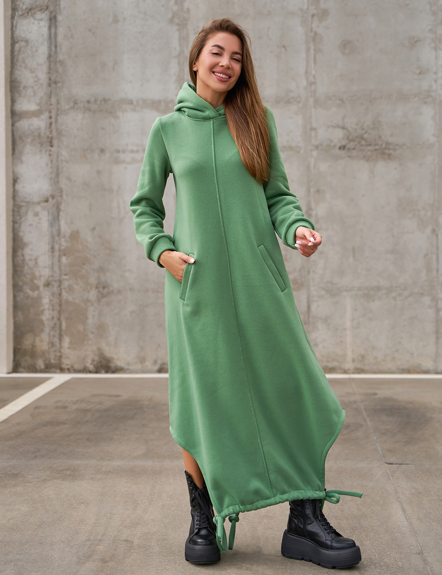 Картинка Сукня максі зелена