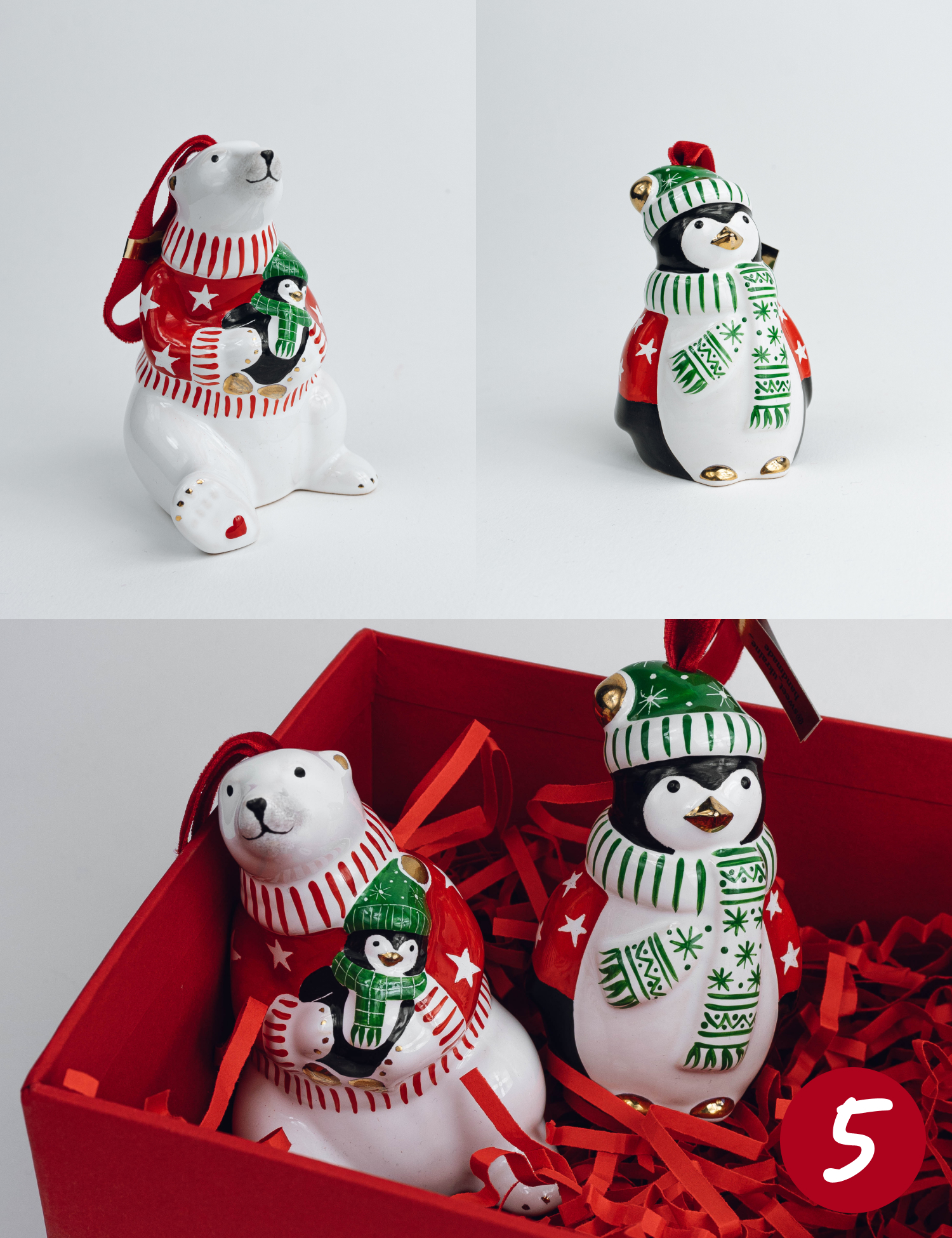 Картинка Набір новорічних іграшок - 2 шт