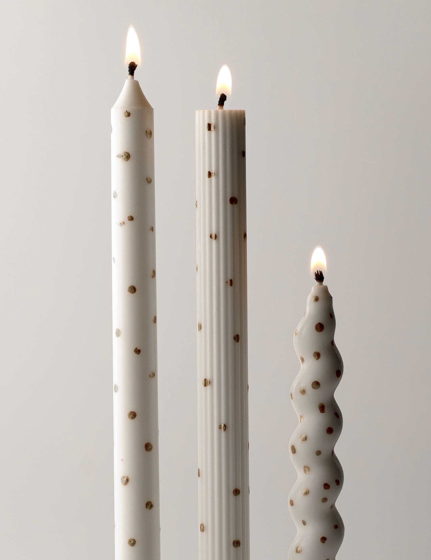 Картинка Набір з трьох свічок Taper Candles