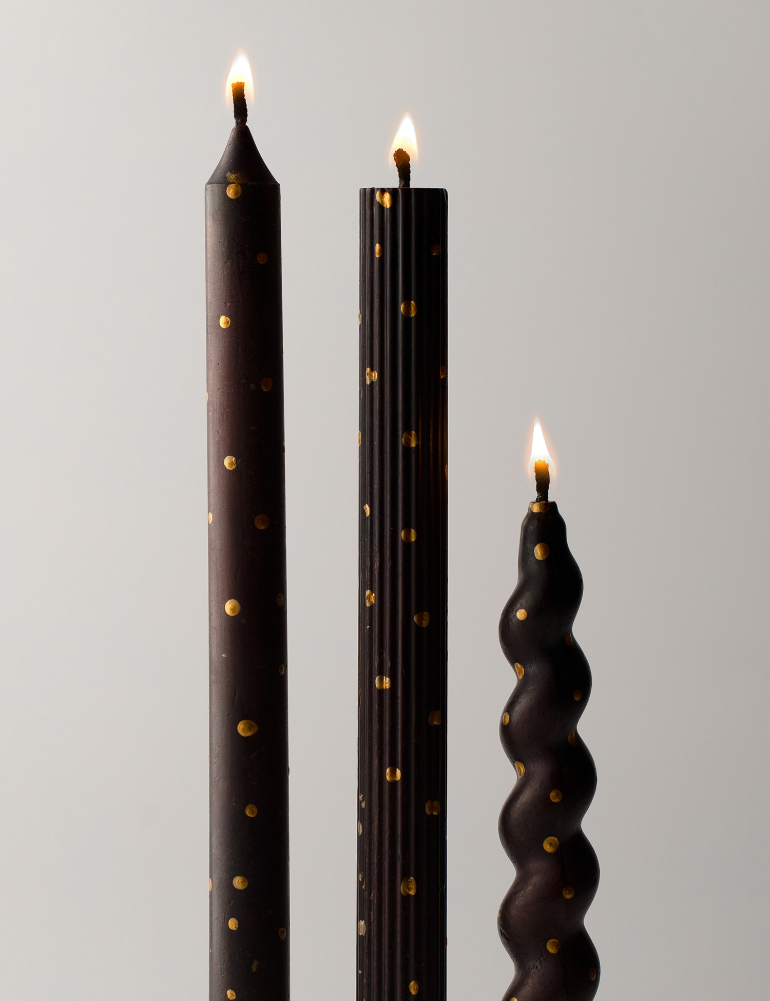 Картинка Набір з трьох свічок Taper Candles