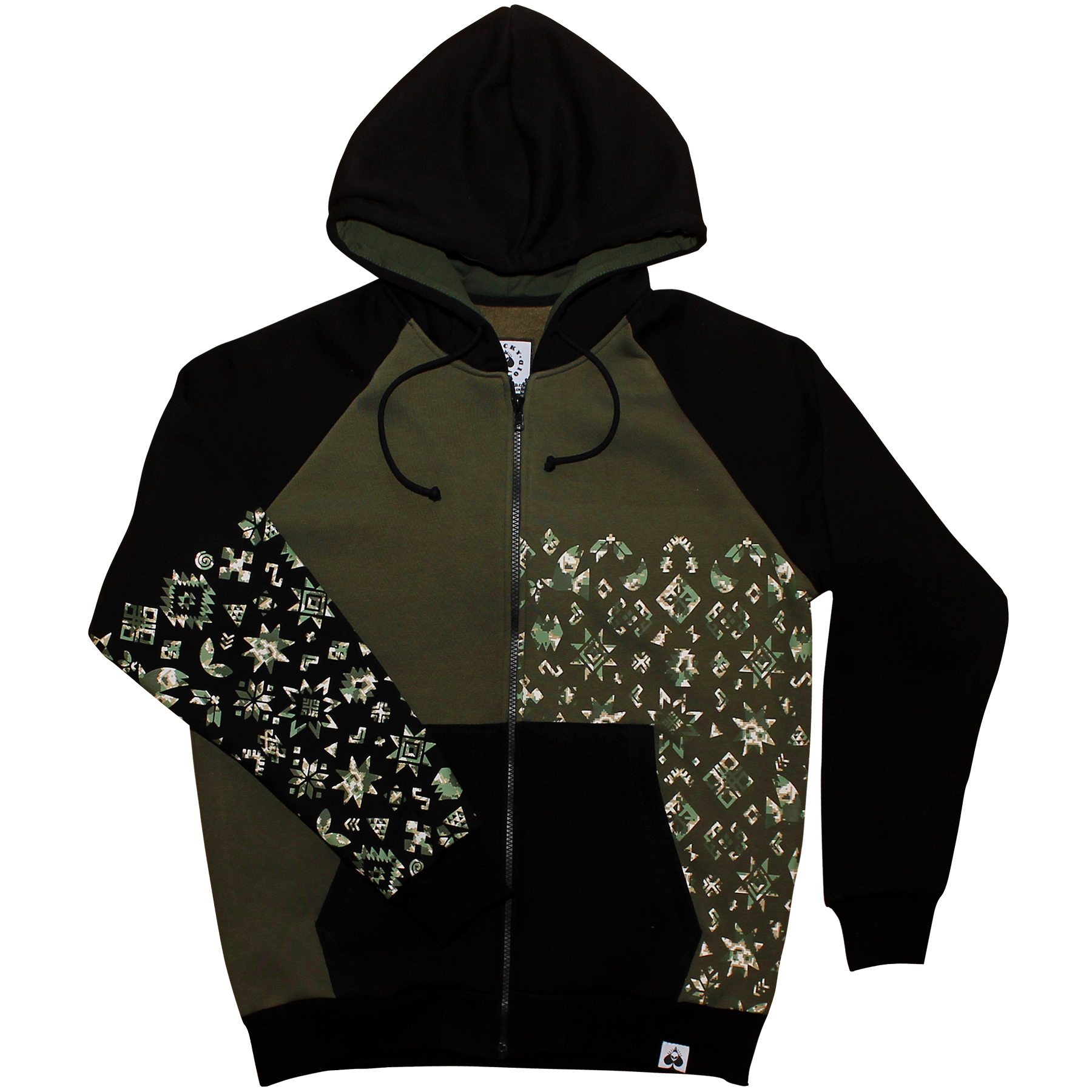 Картинка Худі "ПІксель" темно-зелене