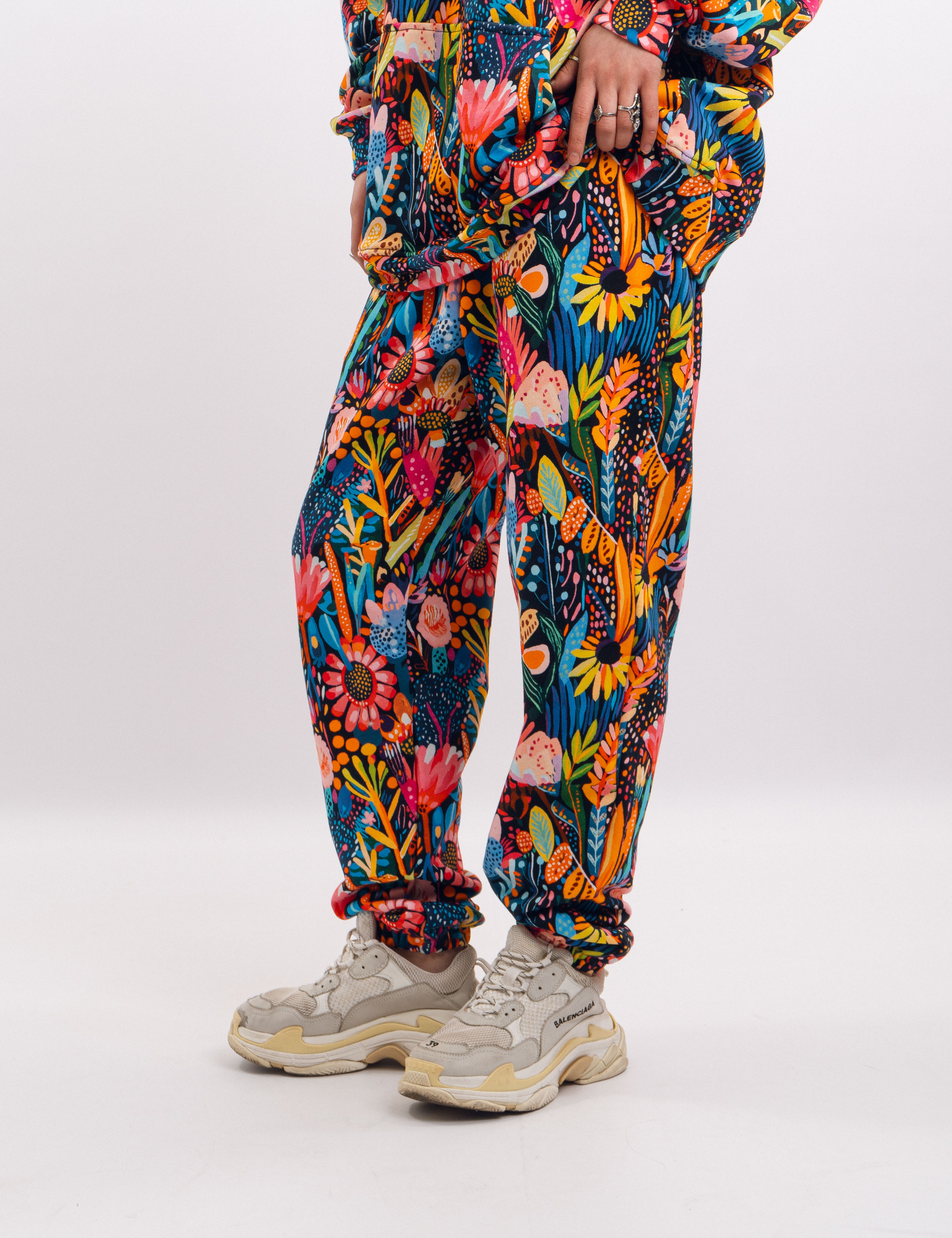 Картинка Костюм синій з принтом