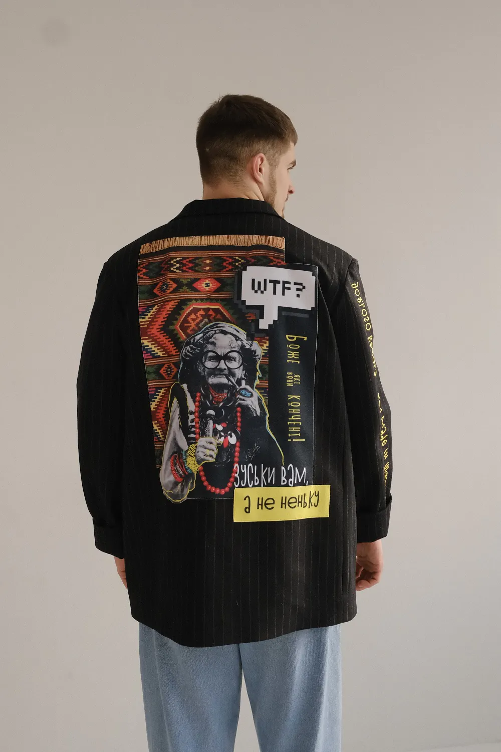 Картинка Піджак “Гуцулка” темно-сірий