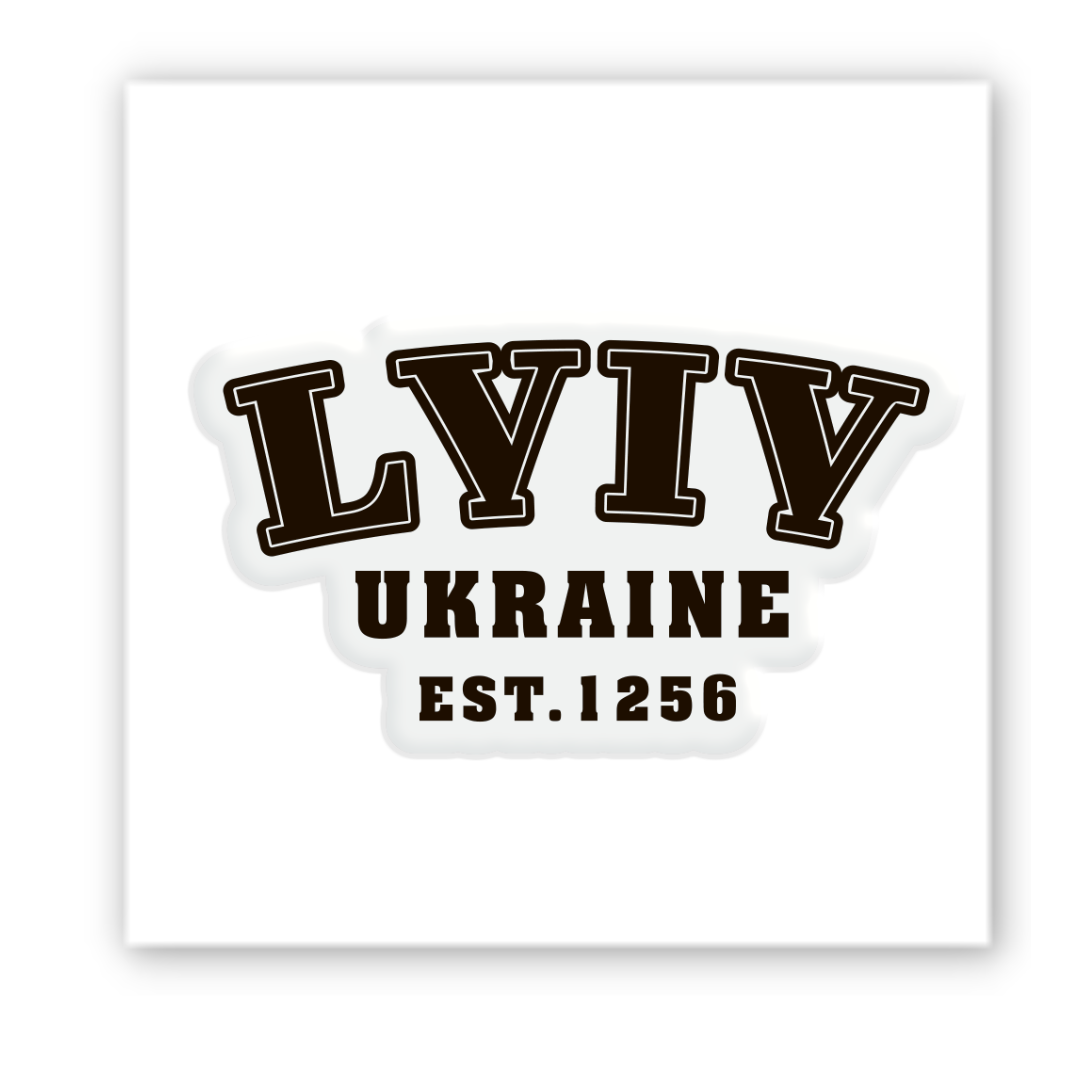Картинка Об'ємна наліпка "Львів заснування"