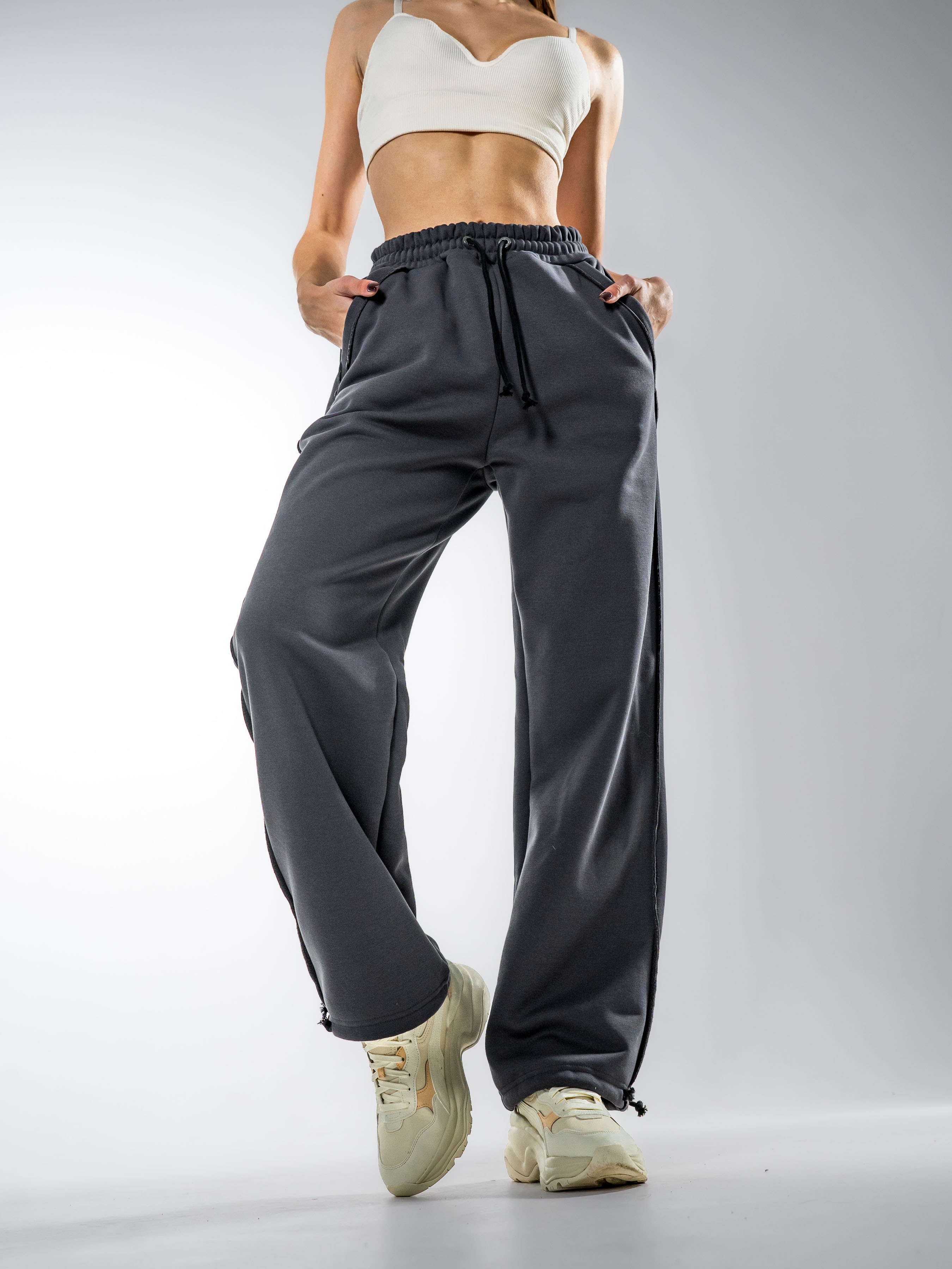 Картинка Штани темно-сірі