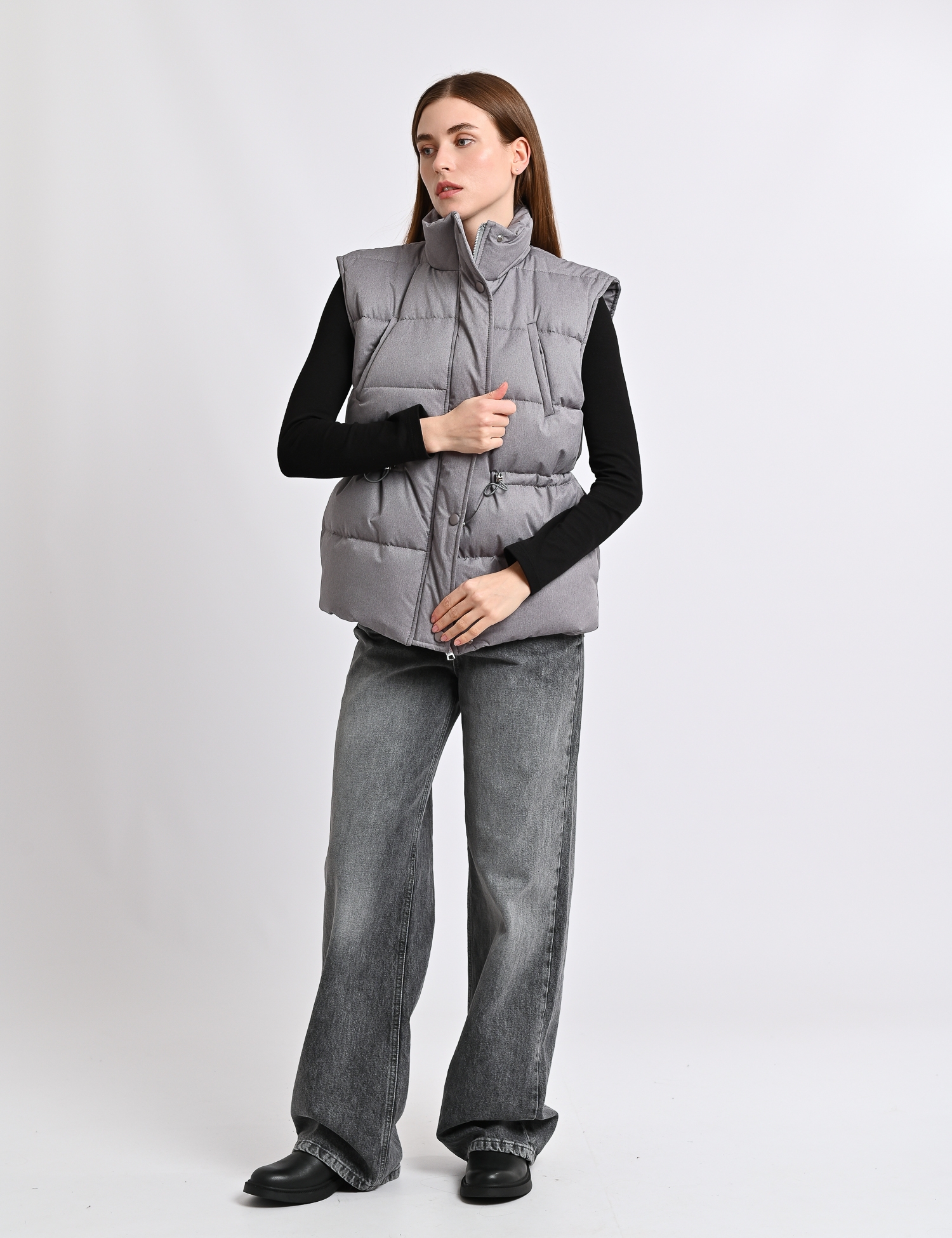 Картинка Жилет світло-сірий