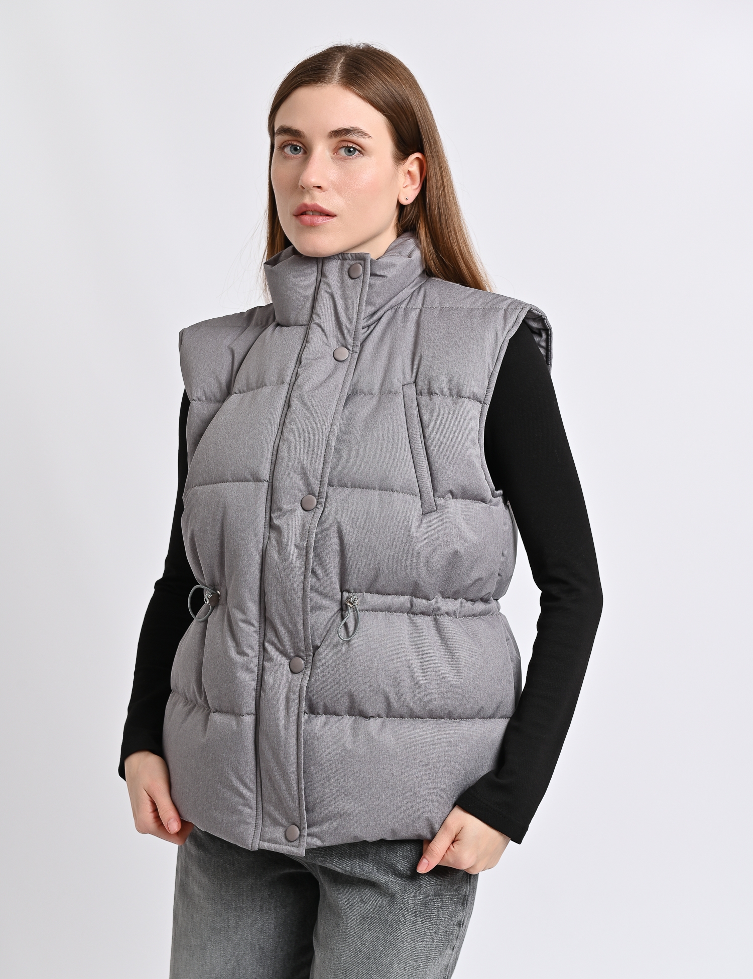 Картинка Жилет світло-сірий
