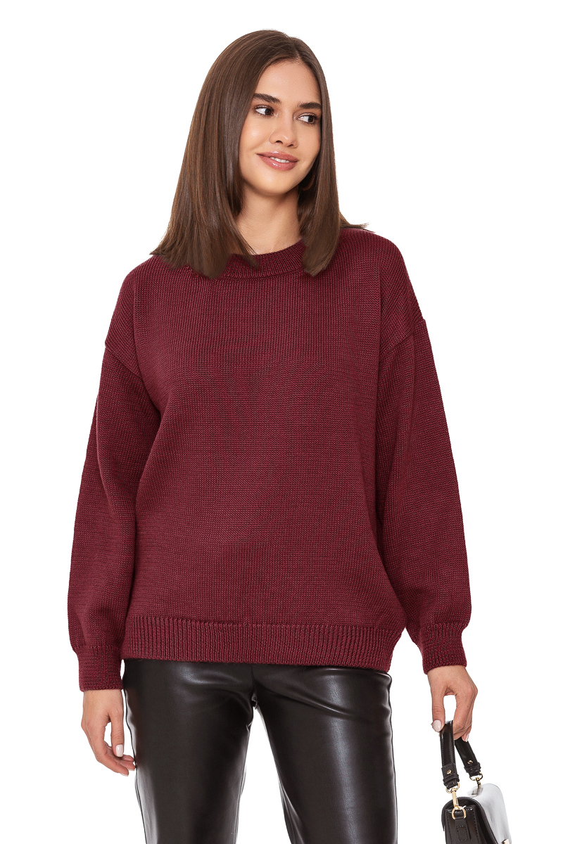 Картинка Светр бордовий