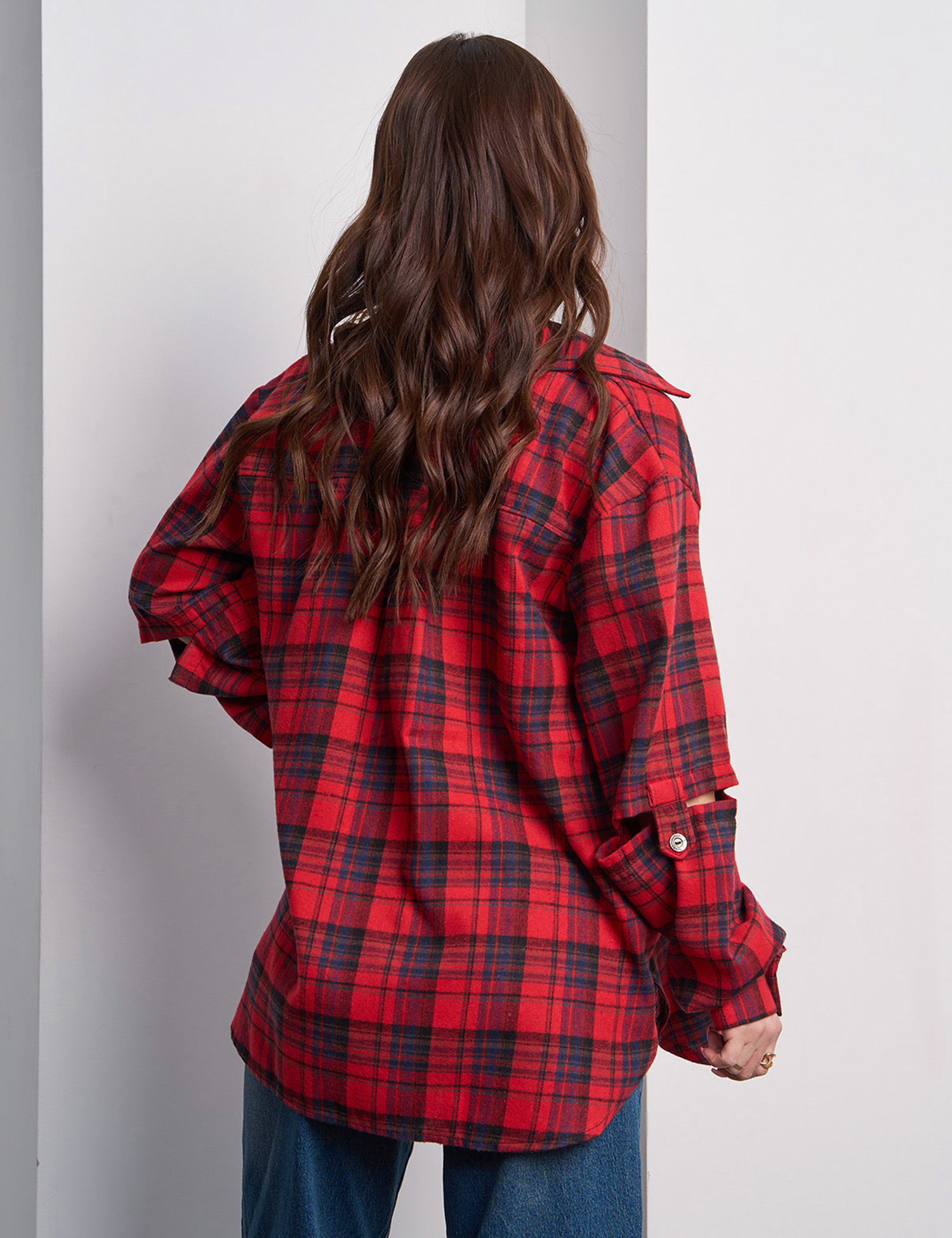 Картинка Сорочка червона картата