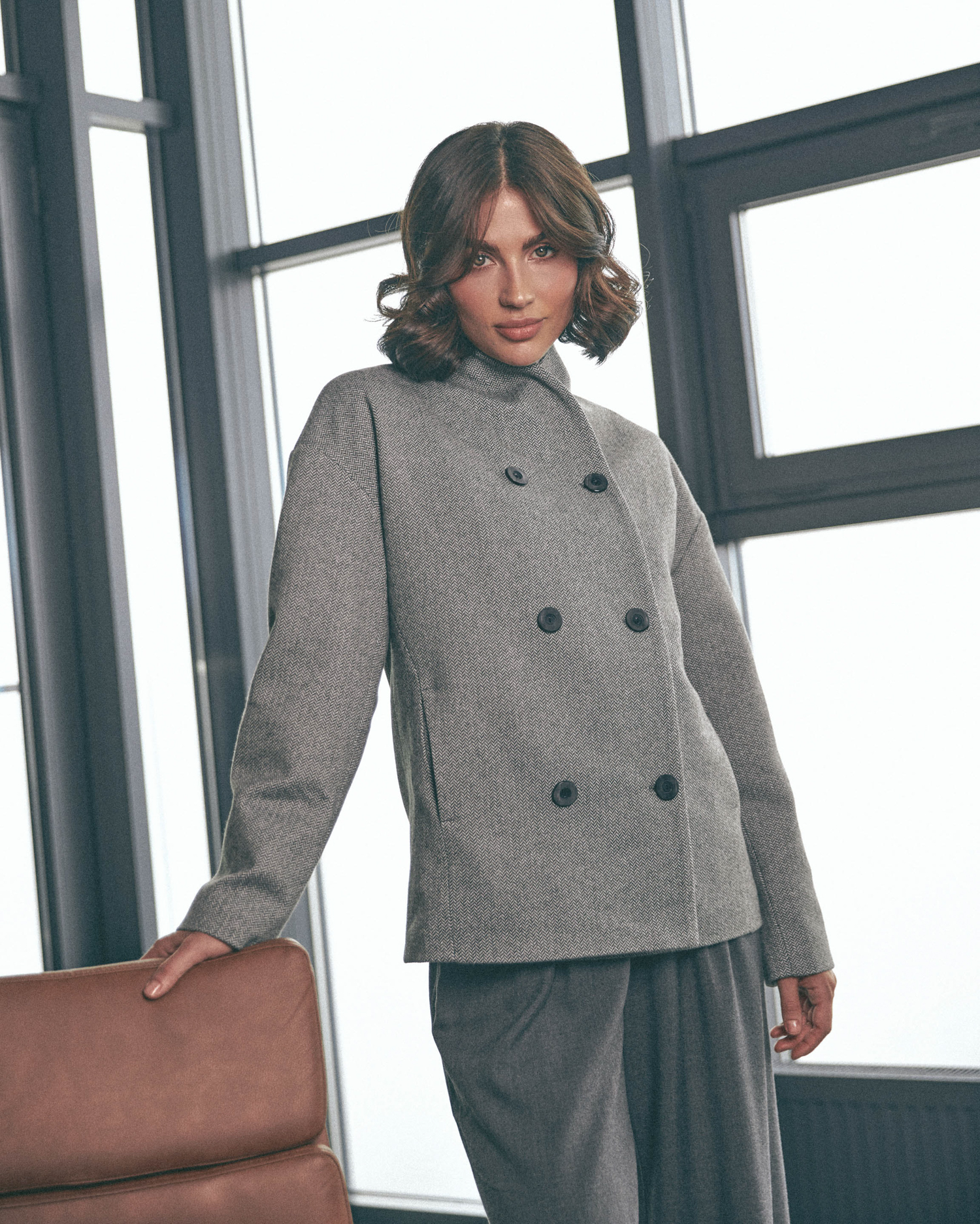 Картинка Пальто сіре