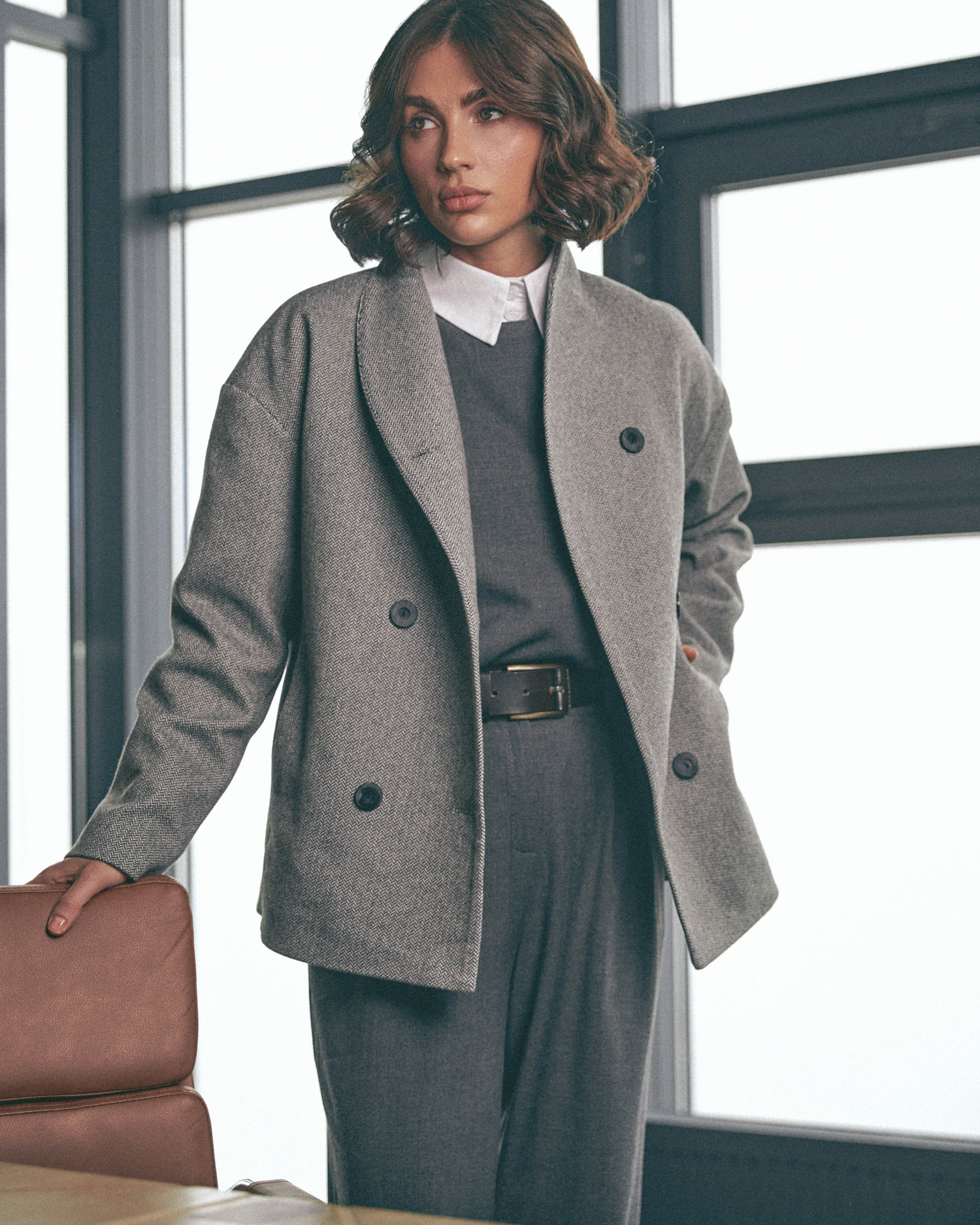 Картинка Пальто сіре