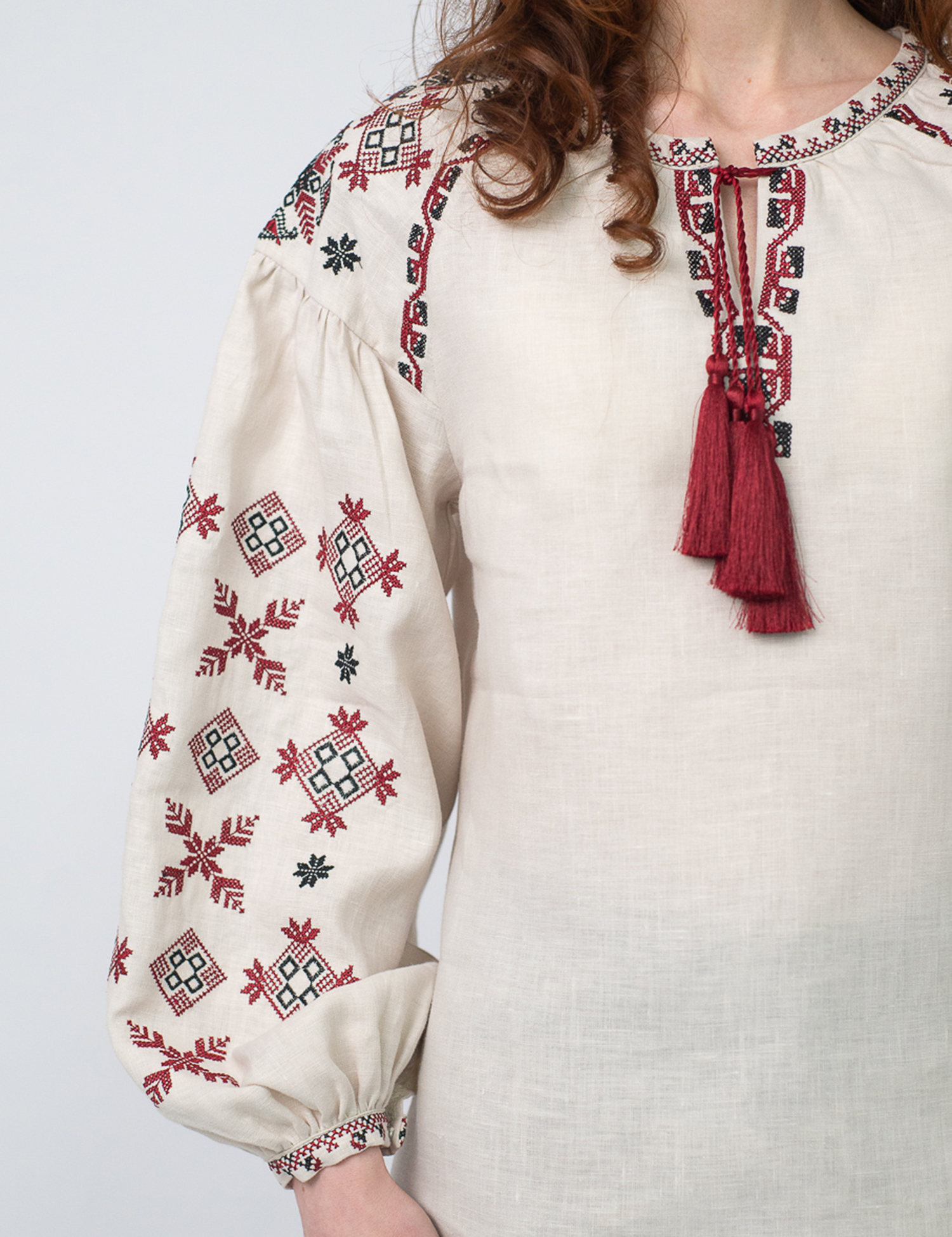 Картинка Вишиванка бежева