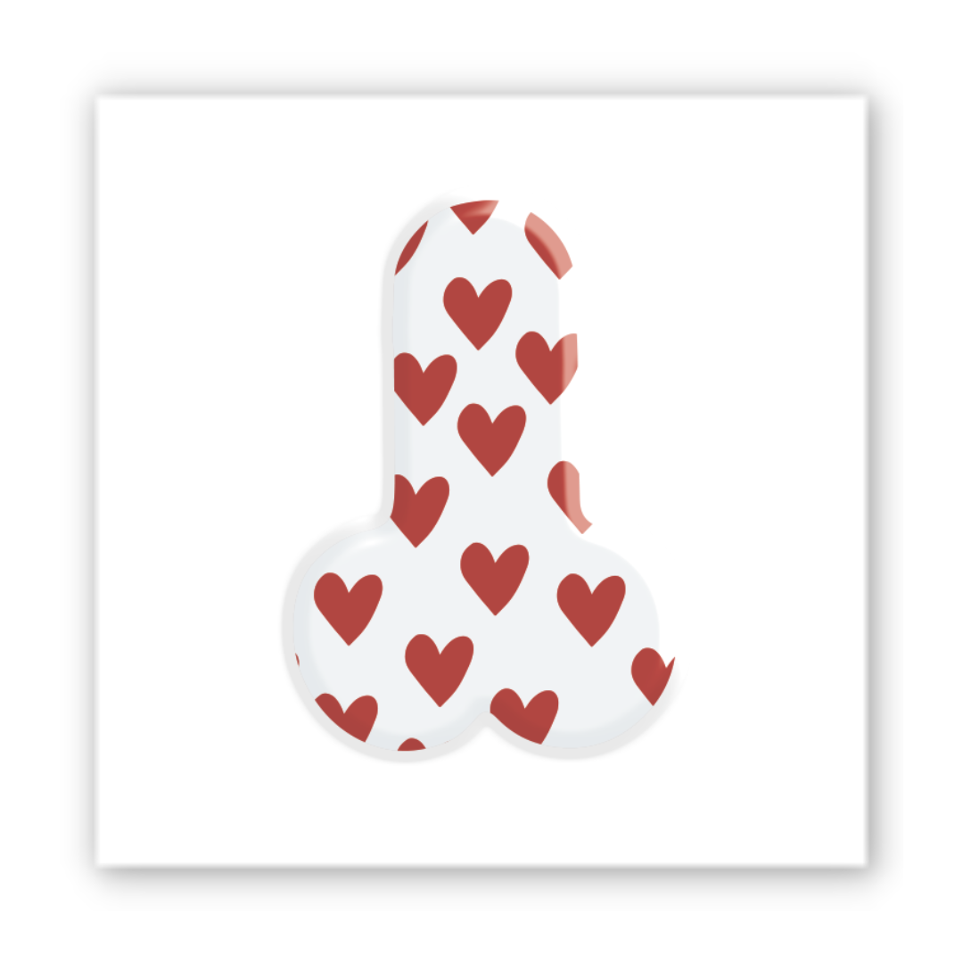 Картинка Об'ємна наліпка "Heart love"