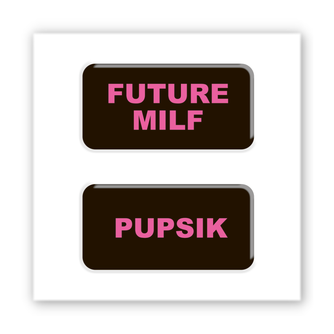 Картинка Об'ємна наліпка "Future milf"