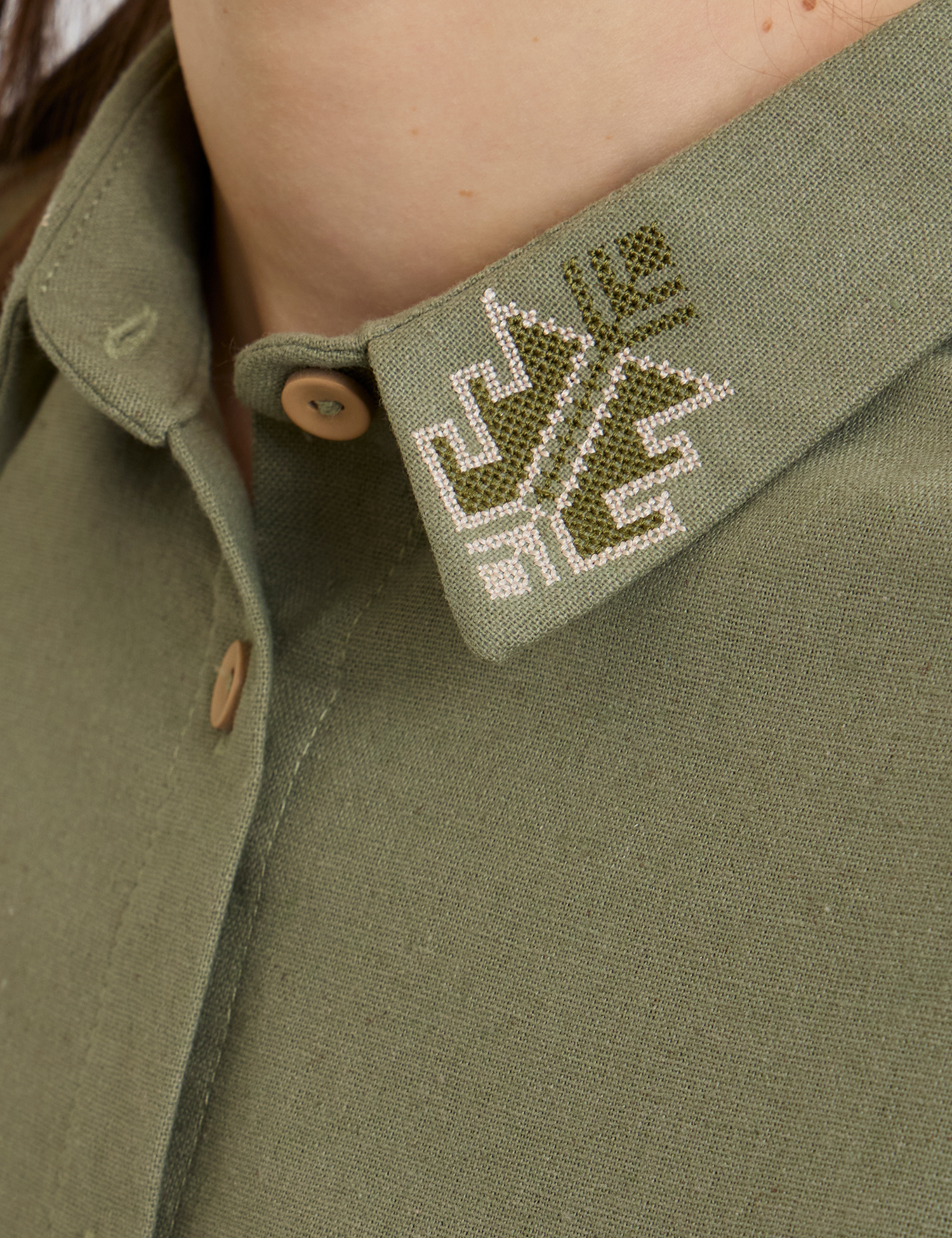 Картинка Вишиванка світло-зелена