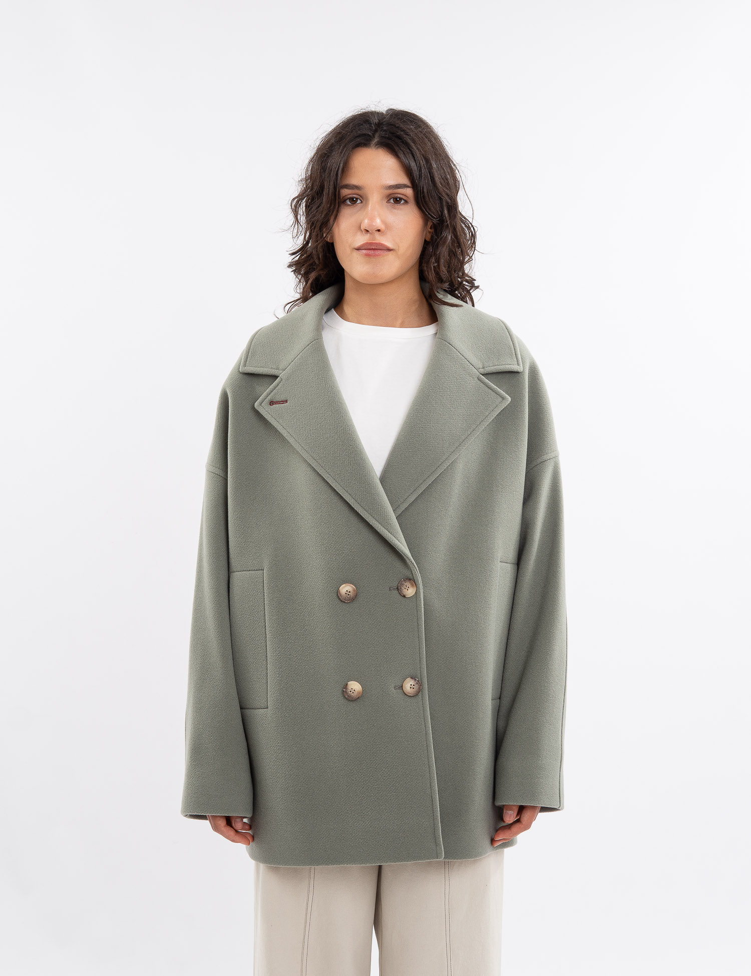 Картинка Пальто світло-зелене