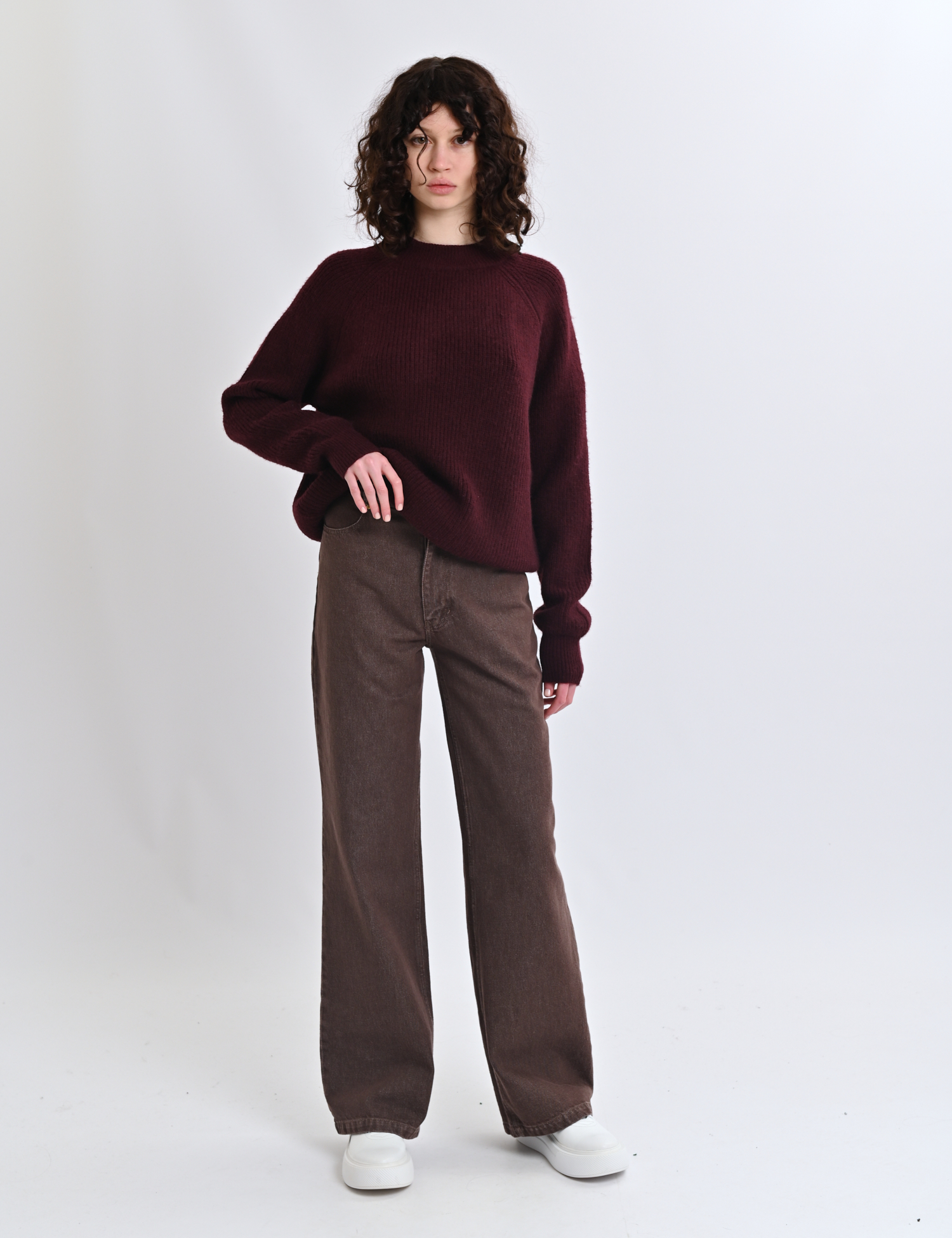 Картинка Джинси коричневі