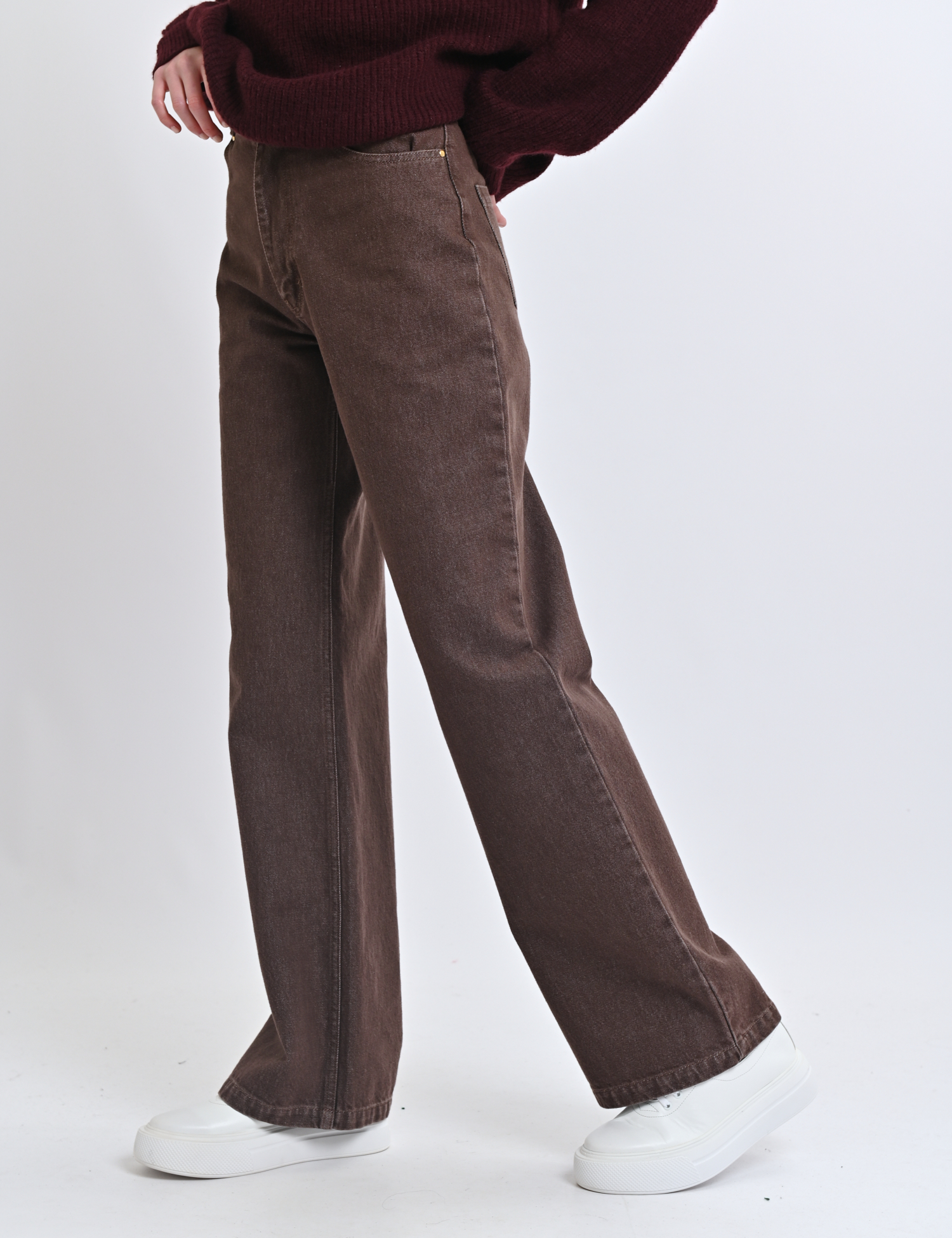 Картинка Джинси коричневі