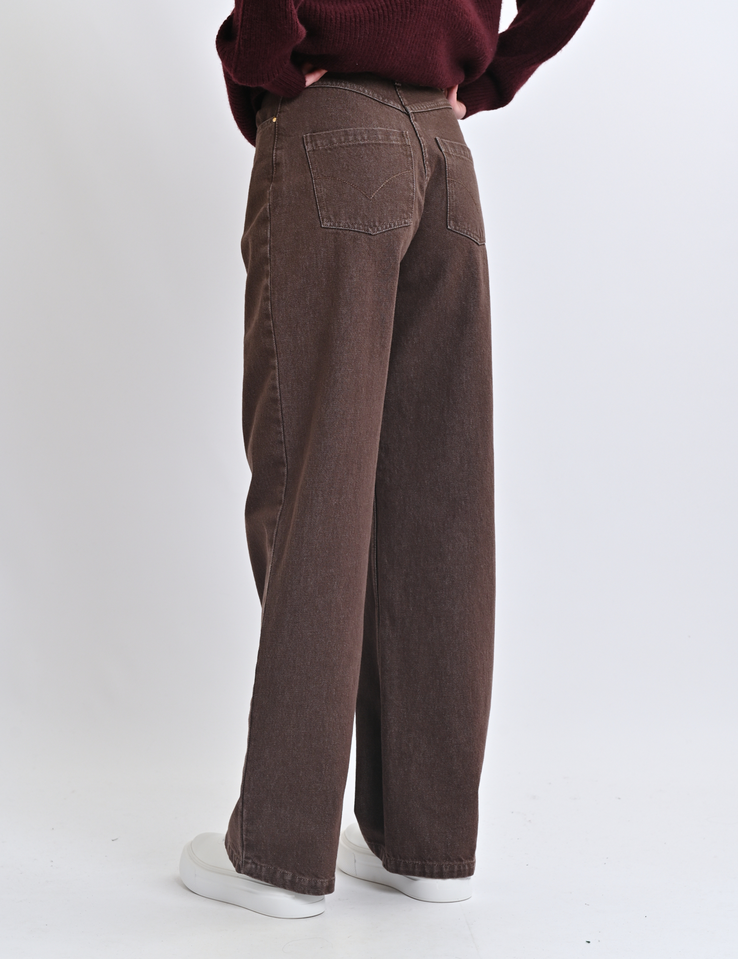 Картинка Джинси коричневі