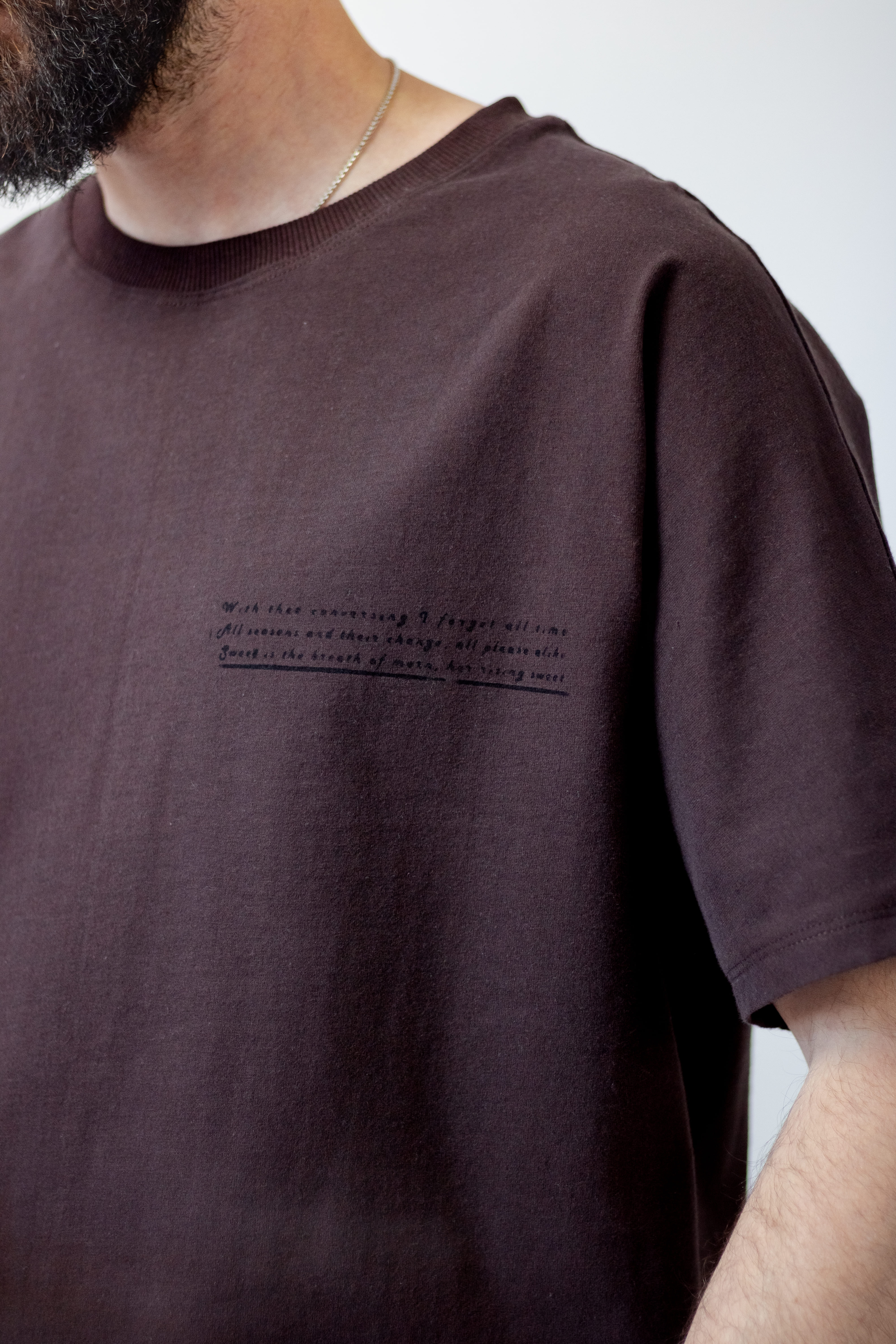 Картинка Футболка темно-коричнева