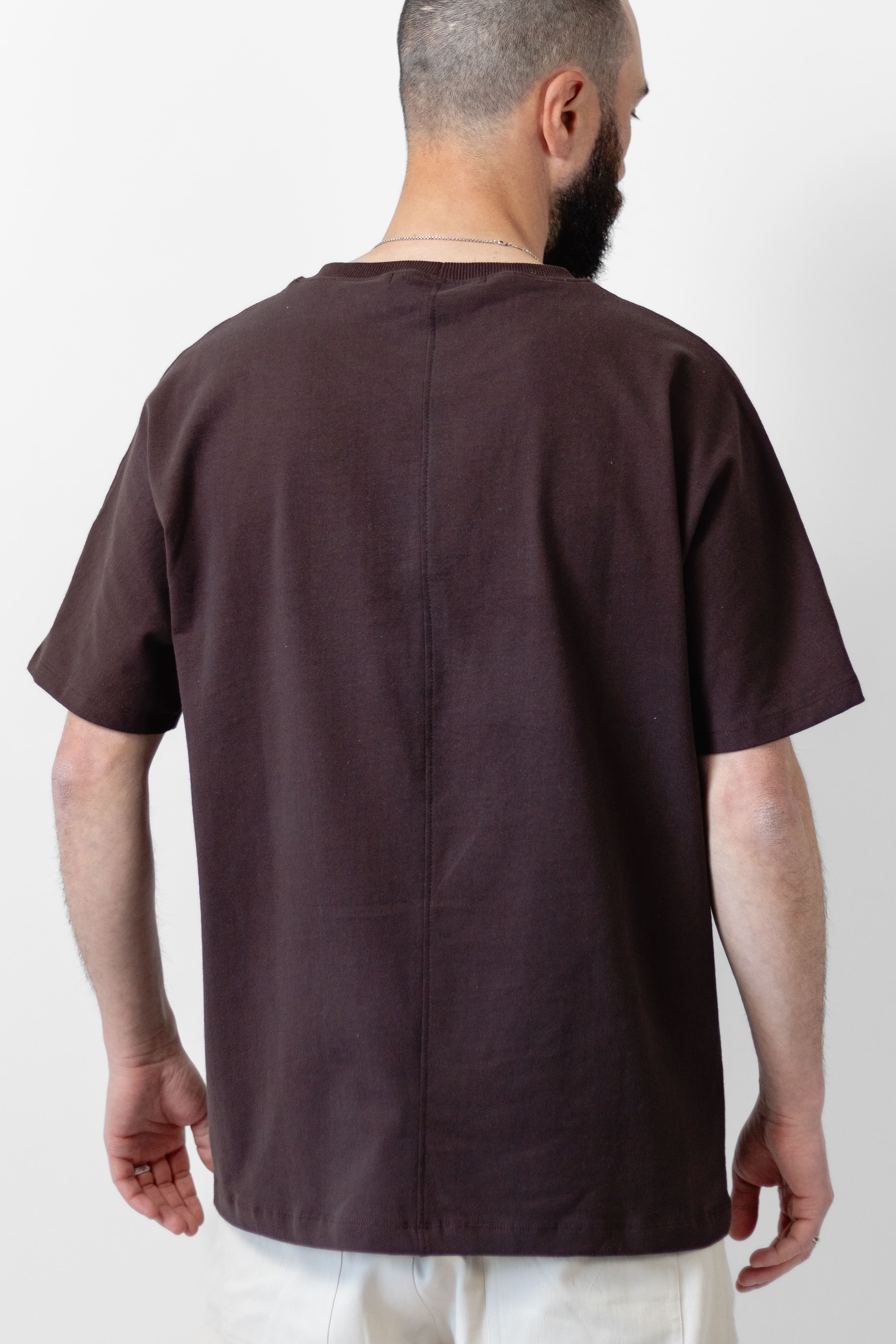 Картинка Футболка темно-коричнева