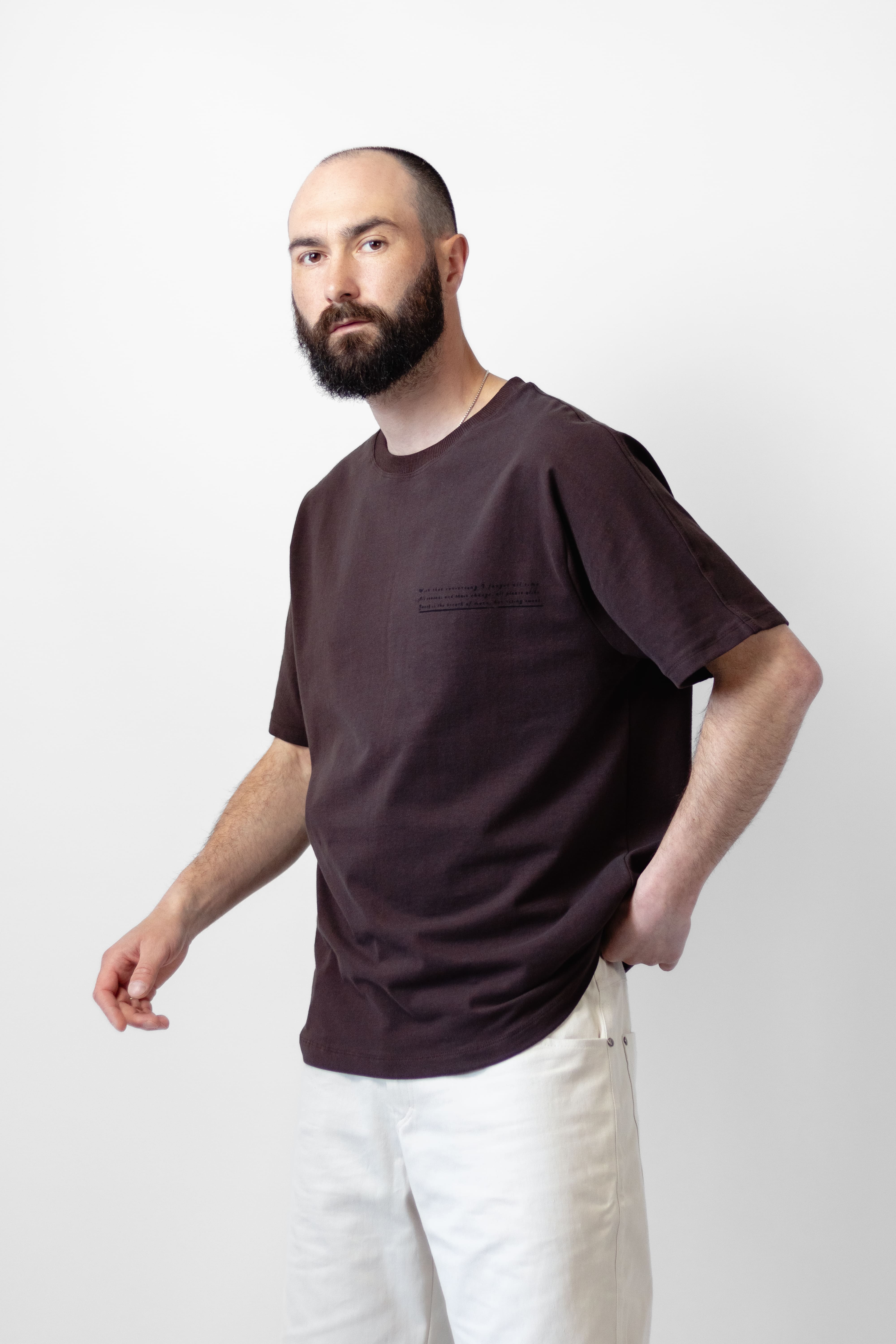 Картинка Футболка темно-коричнева