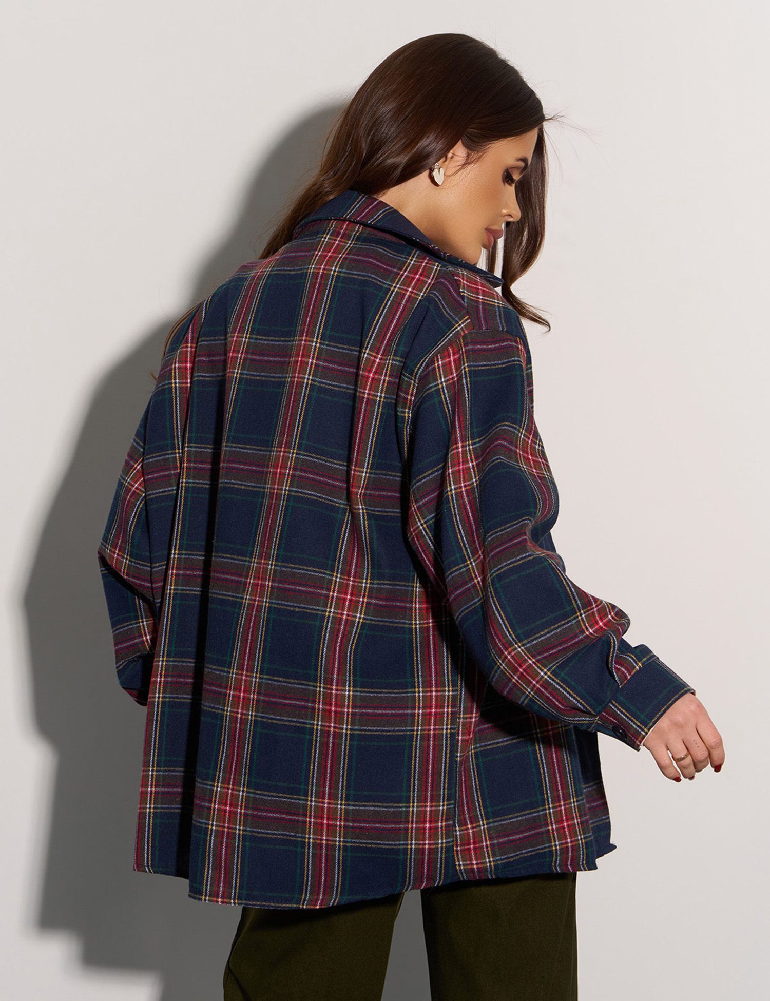 Картинка Сорочка синя картата