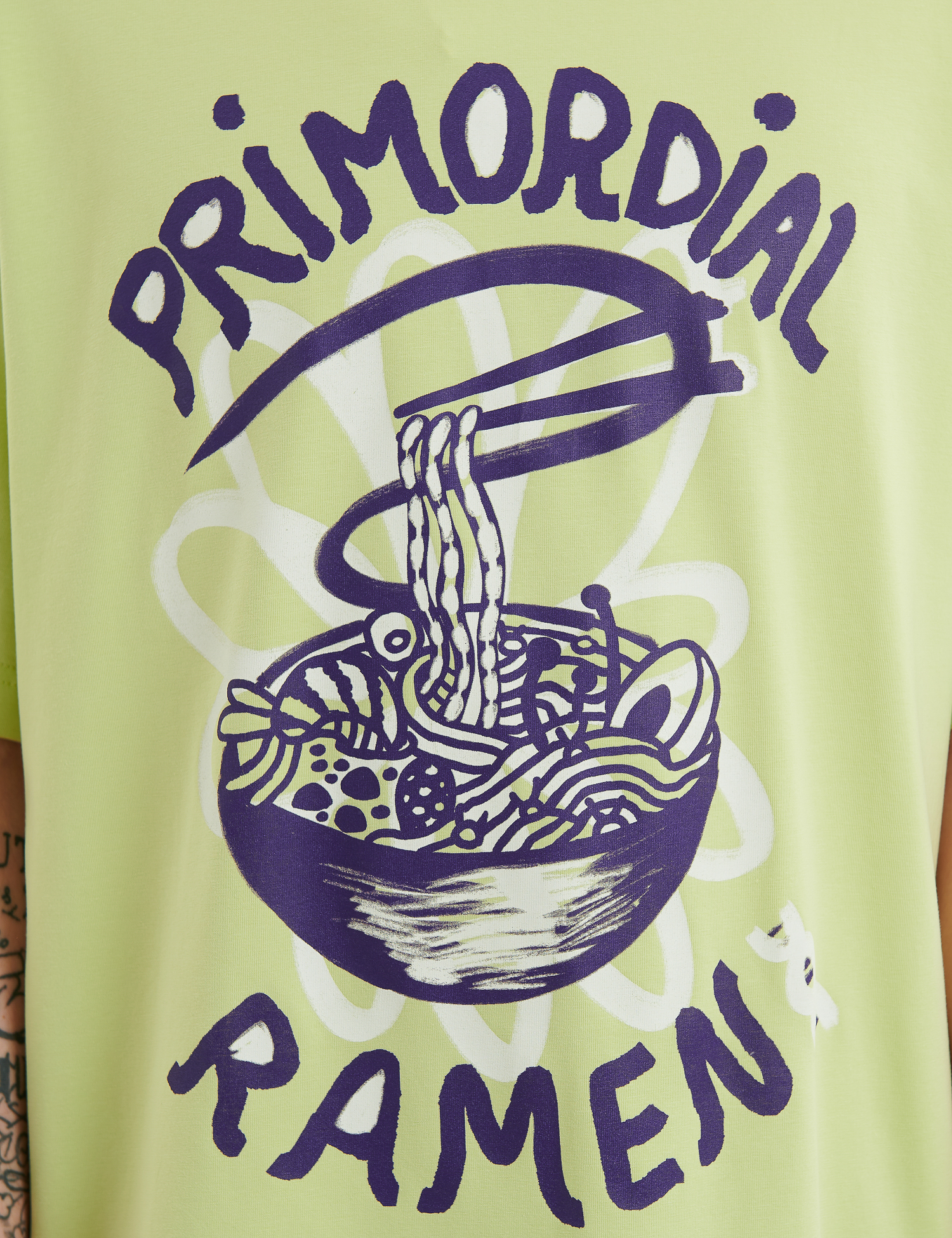 Футболка світло-зелена з принтом Картинка Футболка світло-зелена з принтом